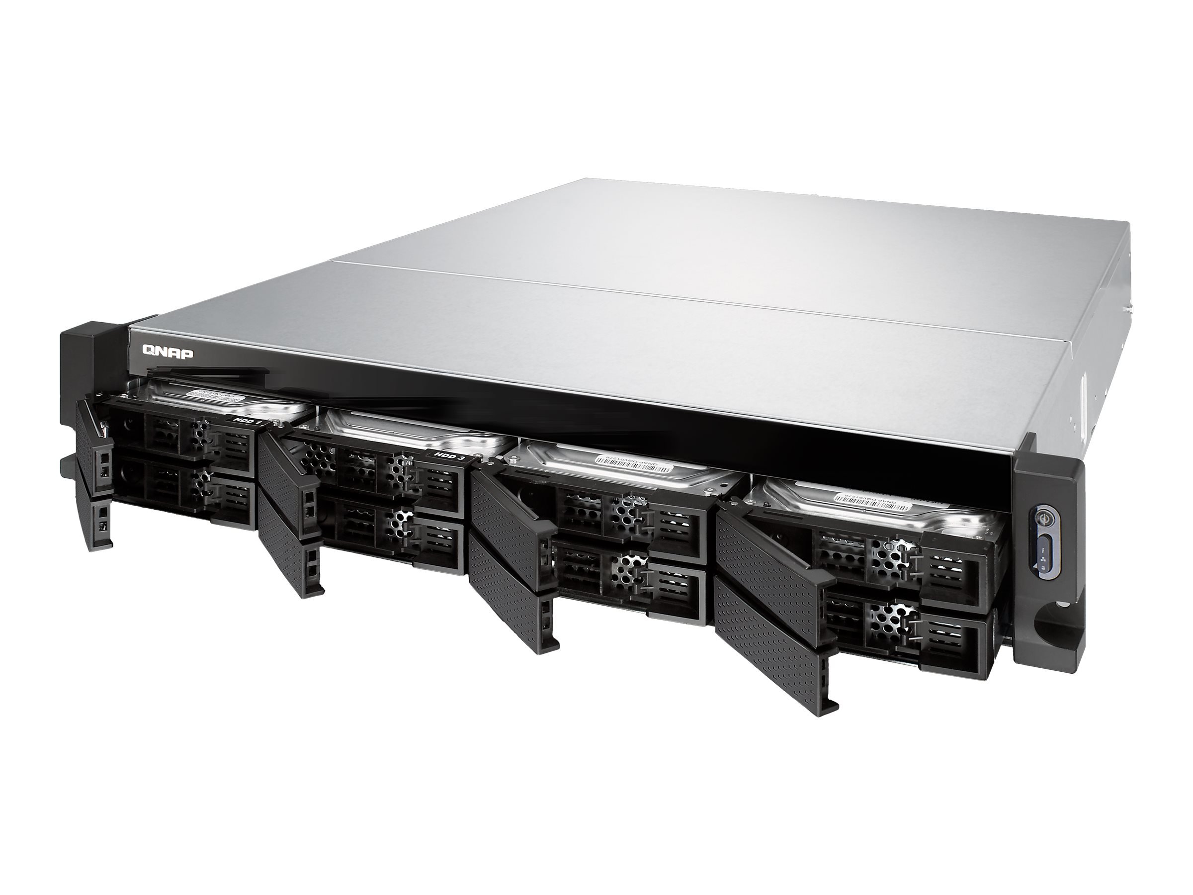 QNAP TS-831XU-4G-US 8-Bay Arm-Based 10G NAS, Quad Core 1.7GHz, 4GB DDR3 RAM, 2 X 10GbE SFP+, 2 X GbE, Single Power Supply