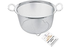 3 Quart Kitchen Strainer Basket: The Culinary Masterpiece for All Your Straining Needs