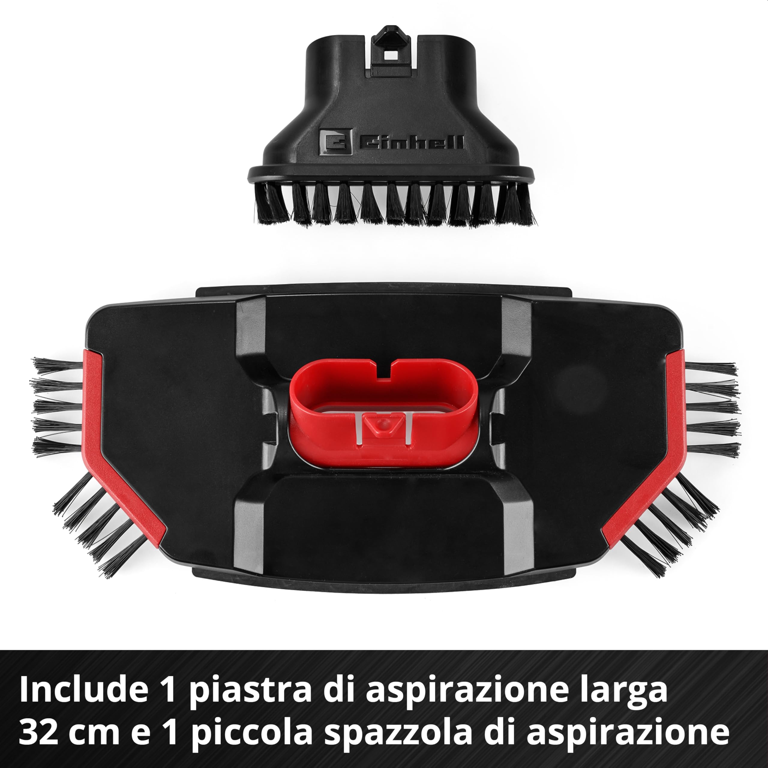 Einhell Aspiratore per piscina a batteria GE-PV 18/42 Li T-Solo PXC (18V, vano batteria impermeabile, piastra 32 cm, telescopico fino a 220 cm, filtro, con accessorio piccolo, batteria non inclusa)