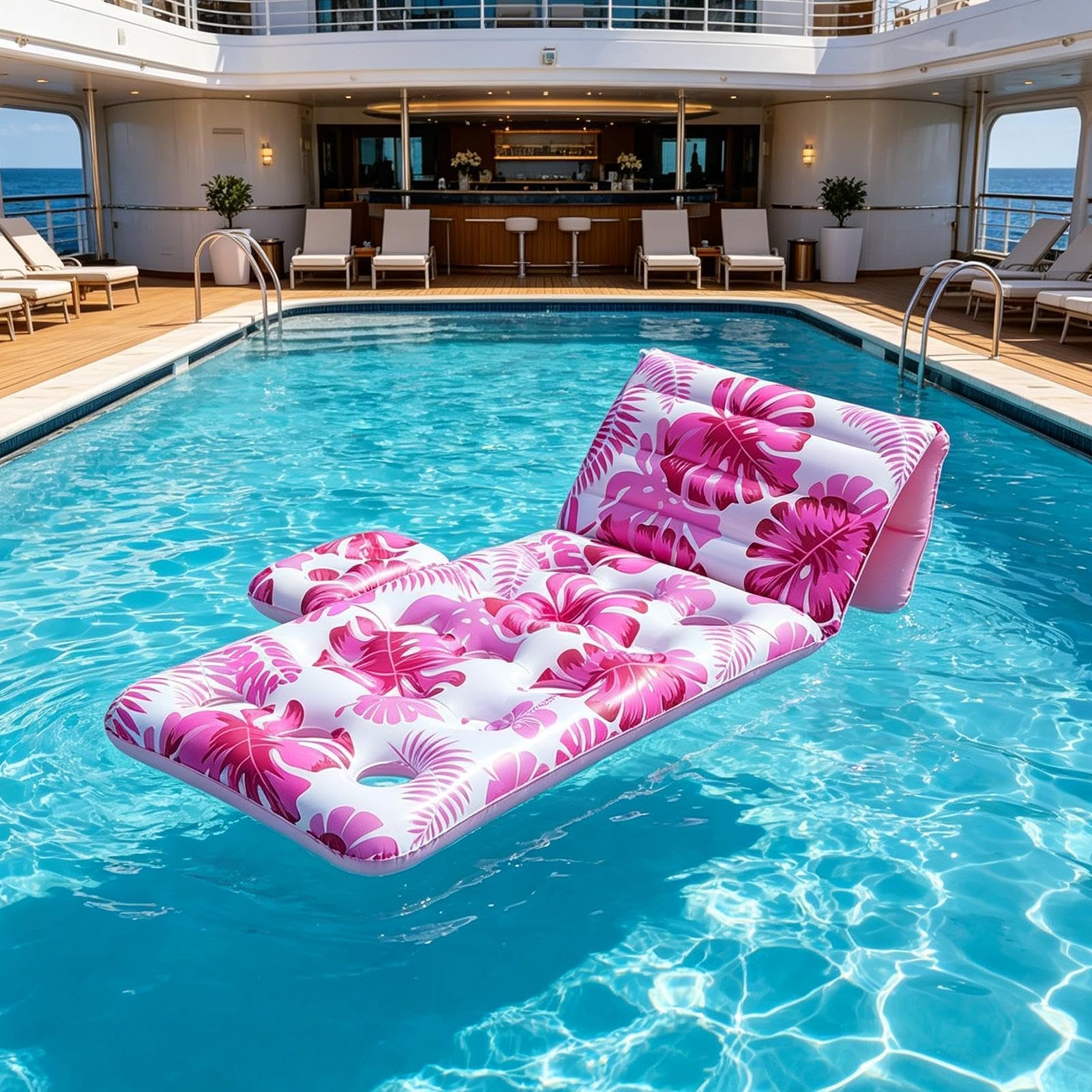Zattere da piscina, sedia a sdraio resistente - zattera d'acqua da piscina | per feste estive fluviali viaggio campeggio prendere il sole
