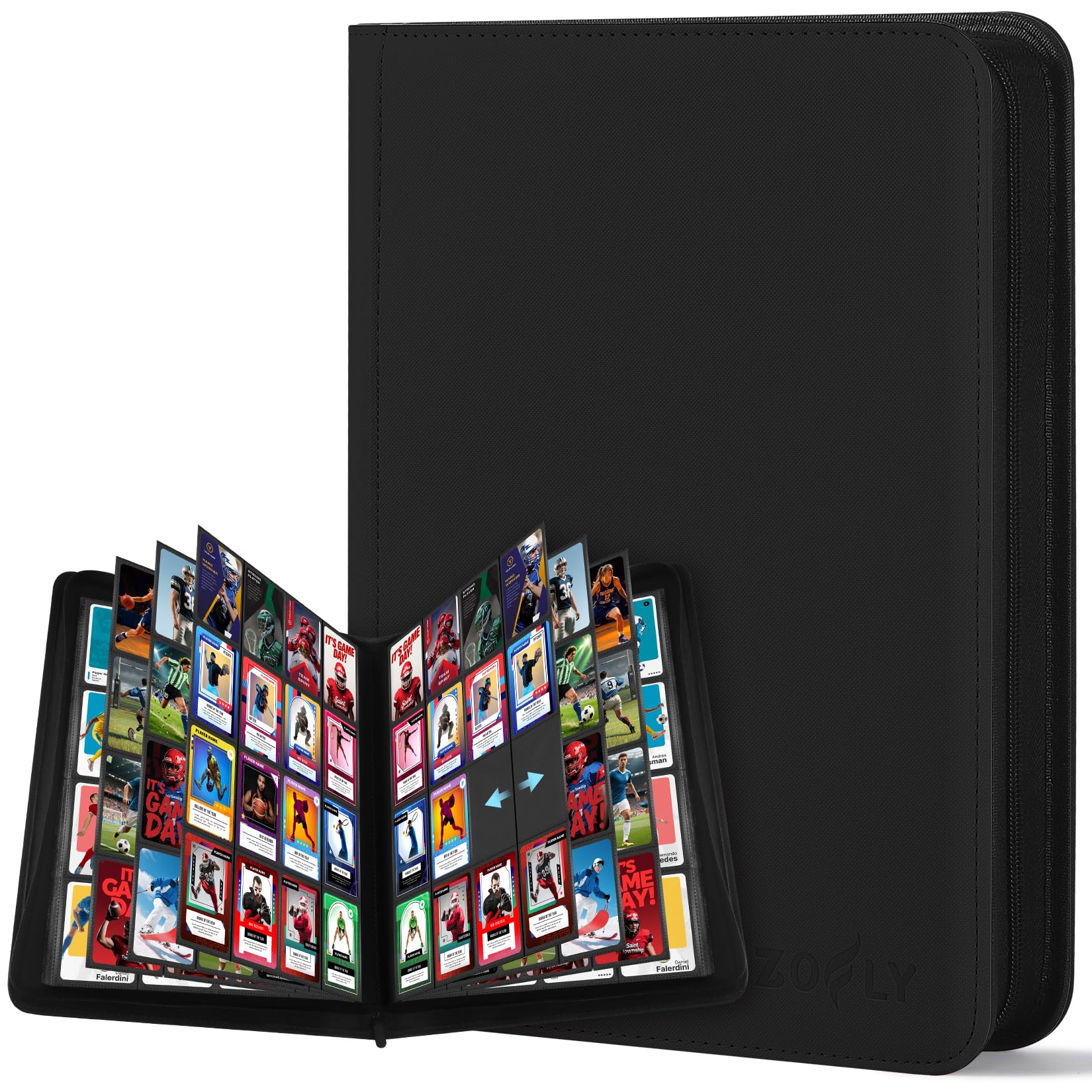 Amazon.com: 1000+ Pockets Trading Card Binder, 16 Pockets Zipper