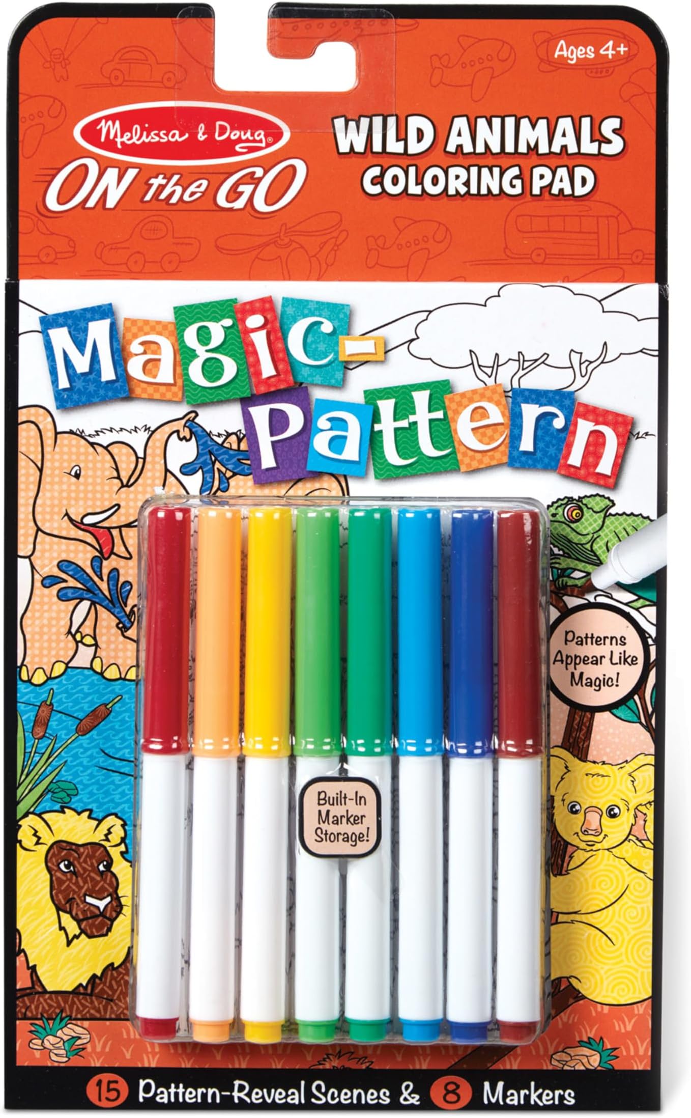 on The Go Magic Pattern Pad - Wild Animals
