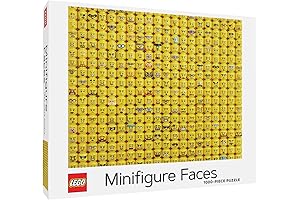 LEGO Minifigure Faces 1000-Piece Jigsaw Puzzle