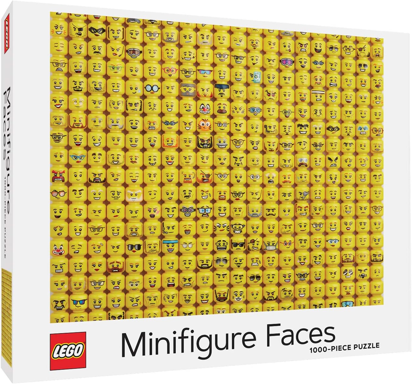 Lego Minifigure Faces Puzzle: 1000-piece