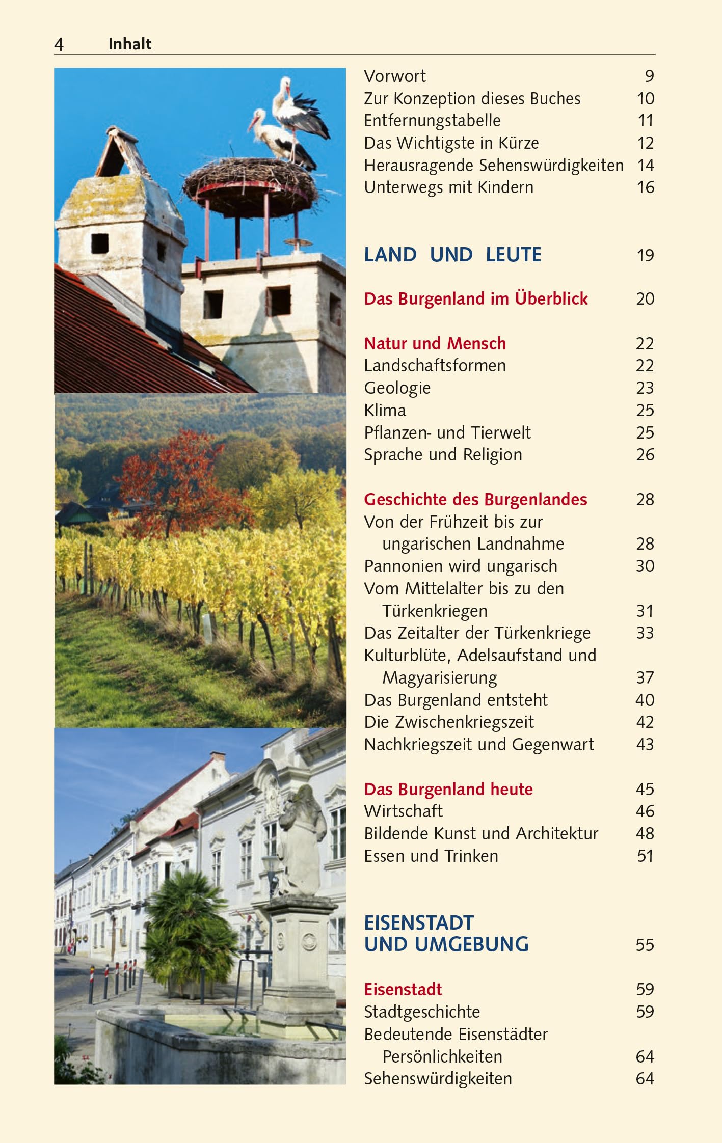 TRESCHER Reiseführer Burgenland: Neusiedler See, Eisenstadt, Lafnitz- und Pinkatal, Leithagebirge, Landseer Berge. Mit Ausflügen nach Sopron, K¿szeg und Szombáthely