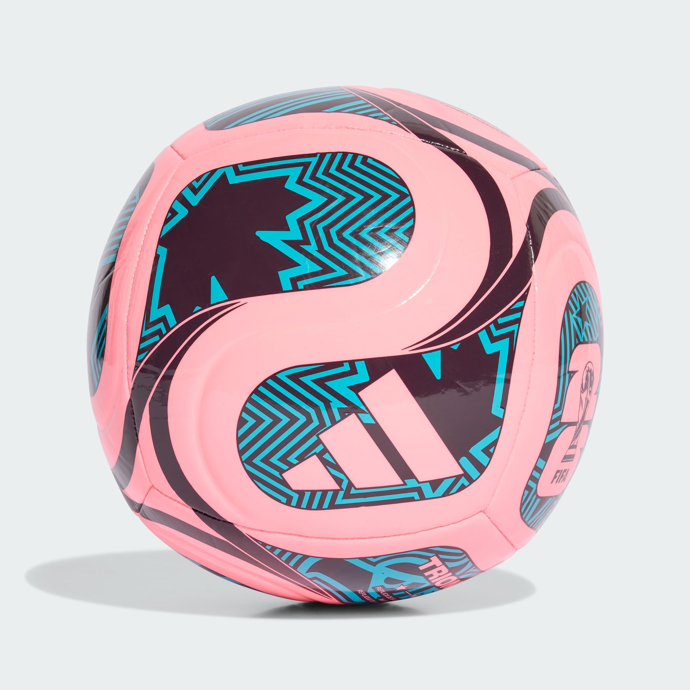 adidas Unisex FIFA World Cup 26 Club Trionda Ball, Beam Pink/Noble Red/Blue, 5 - 2