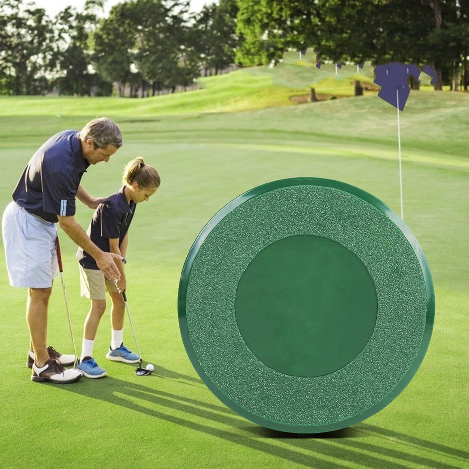 Green Golf Cup Cover Golf Hole Putting Cup Practice Cup Narzędzia treningowe do podróży do domowego biura