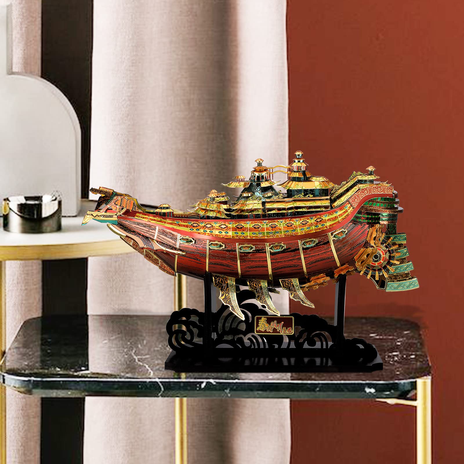 Puzzle 3D Metallo Piececool Nave Pirata - 709 Pezzi Ottone Per Adulti