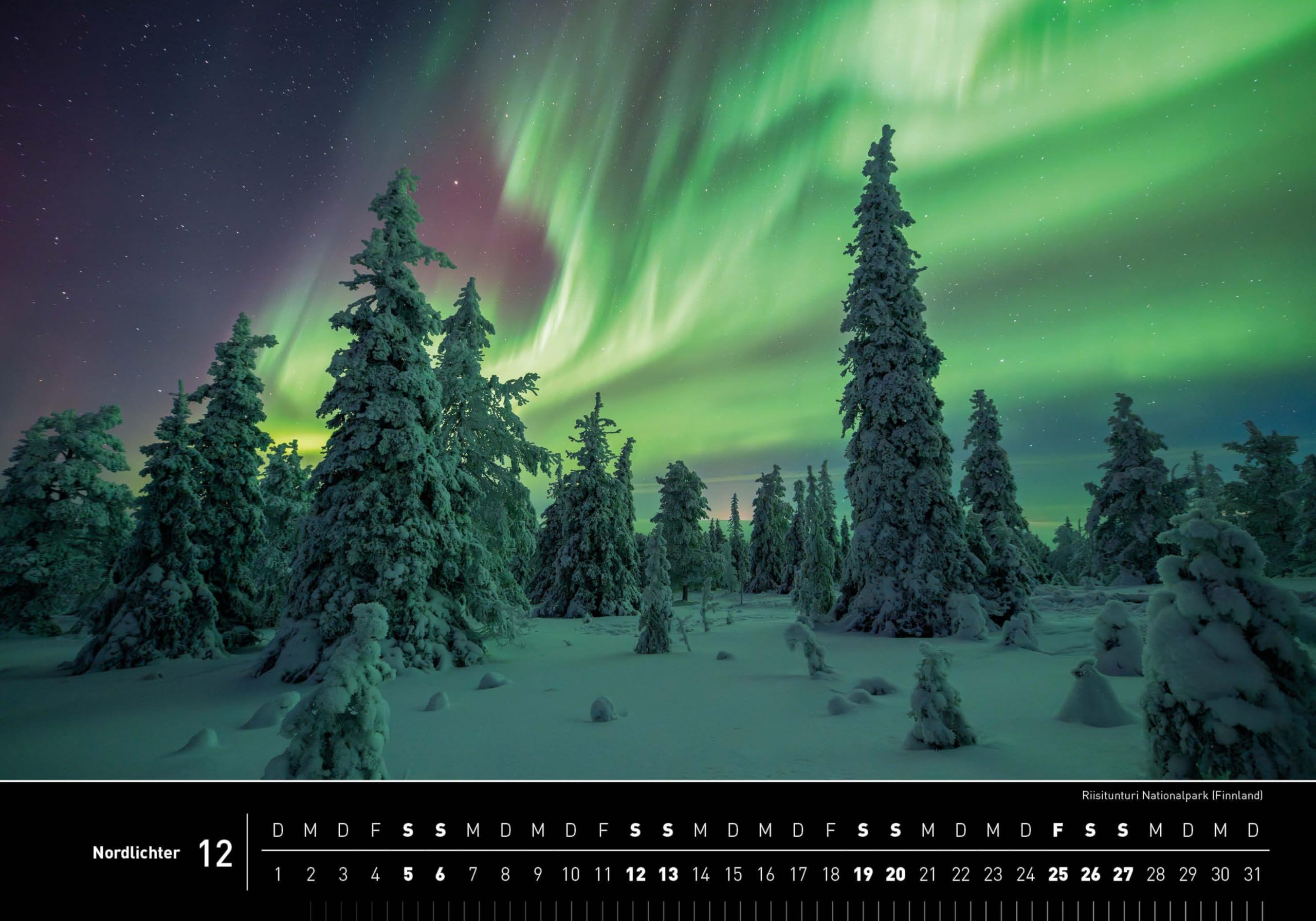 Nordlichter Premiumkalender 2026