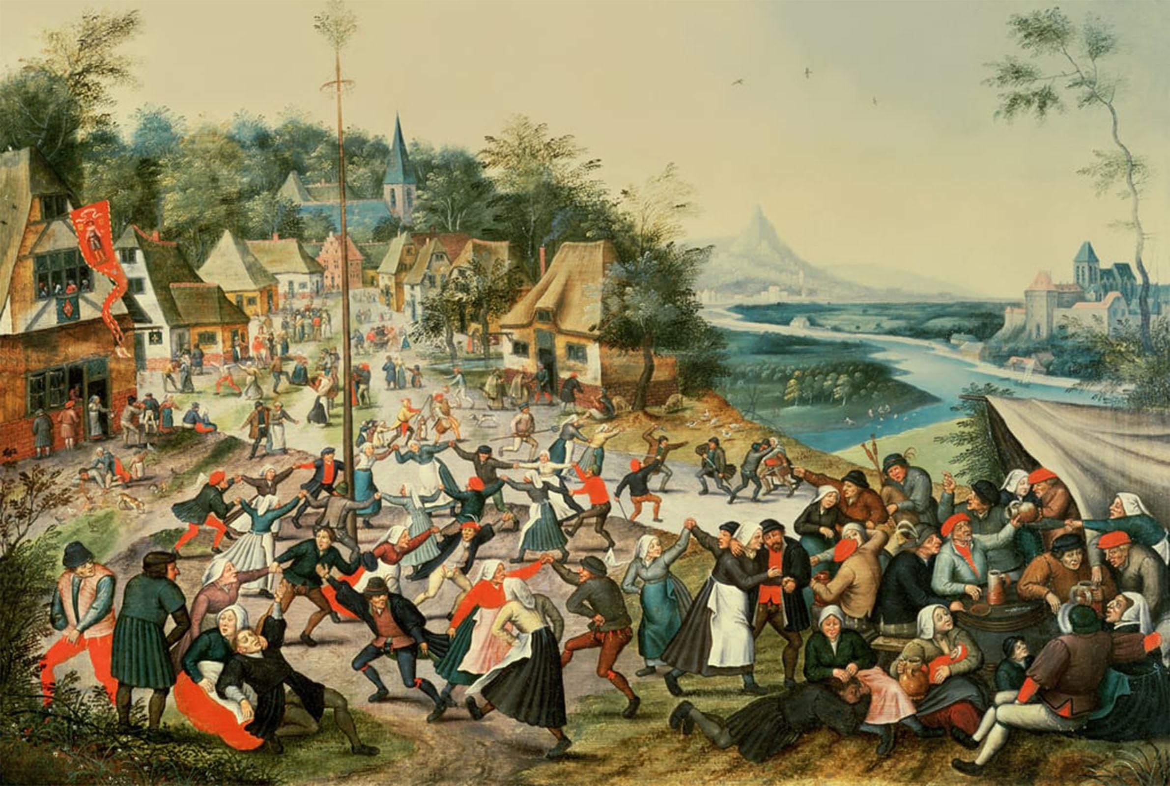 Artxlxxbn No Frame Famous Print Painting Colorful Art Print Picture Print On Canvas Poster By Pieter Brueghel The Younger Canvas Art Decorations For Home Decor 60X90cm