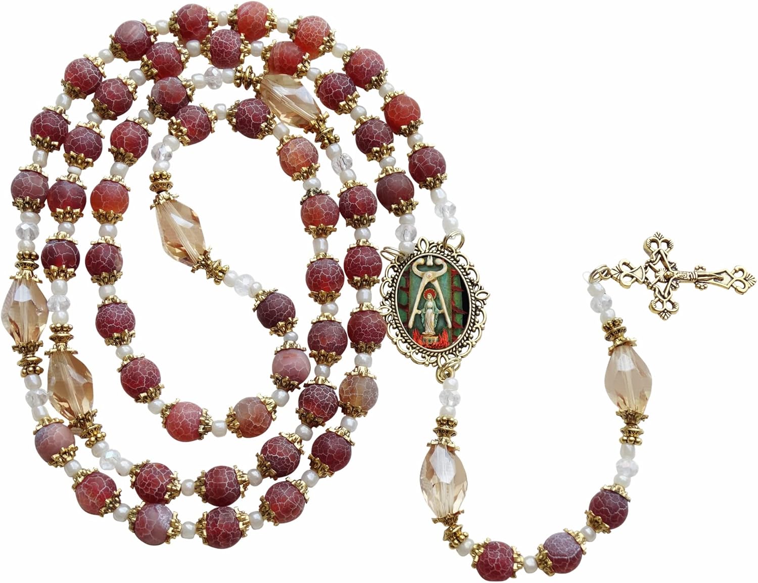 Gifts by Lulee, LLC Saint Apollonia Patron of Dentists Fire