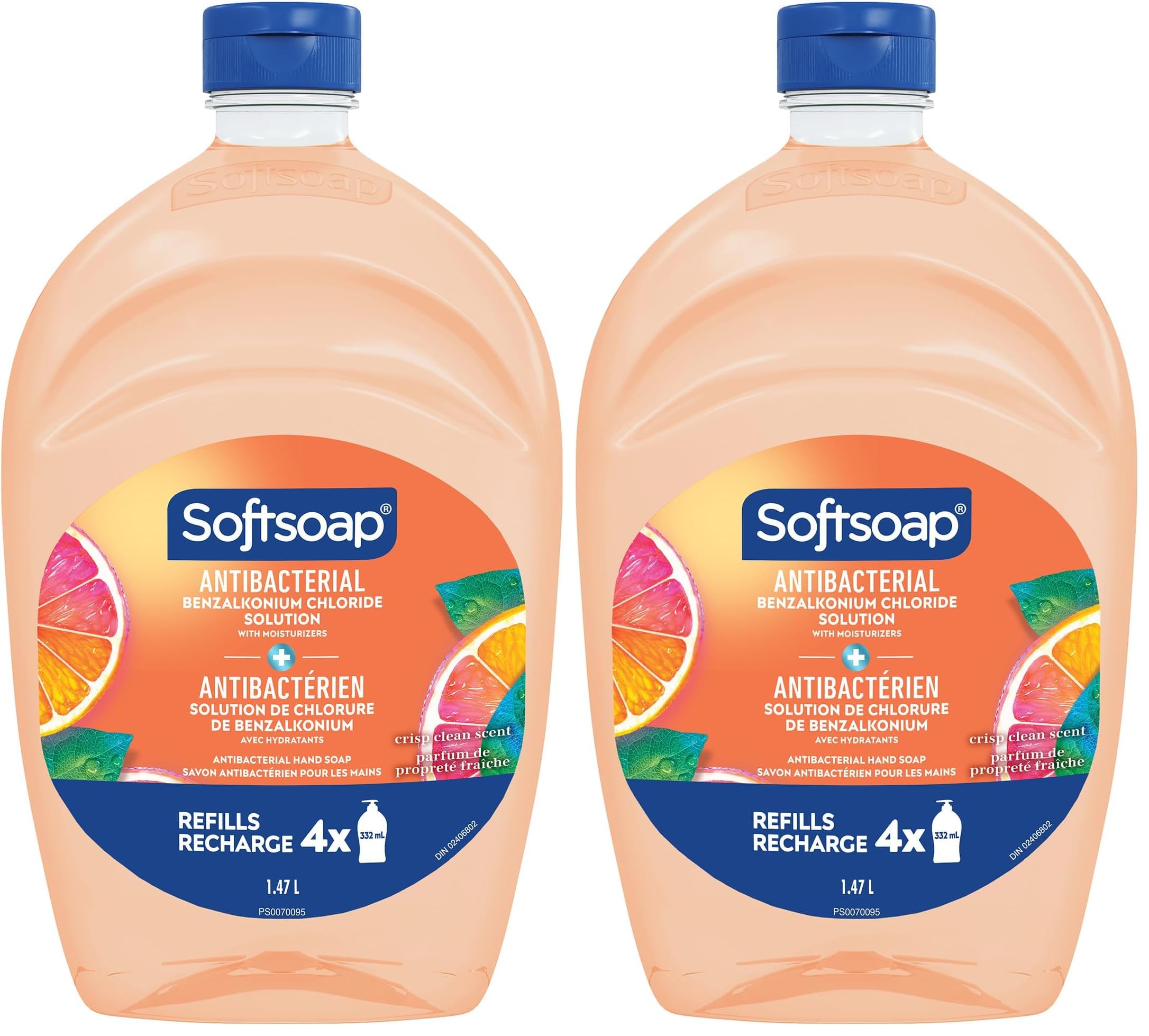 Softsoap Antibacterial Refill 50oz Crisp Clean Scent - 4