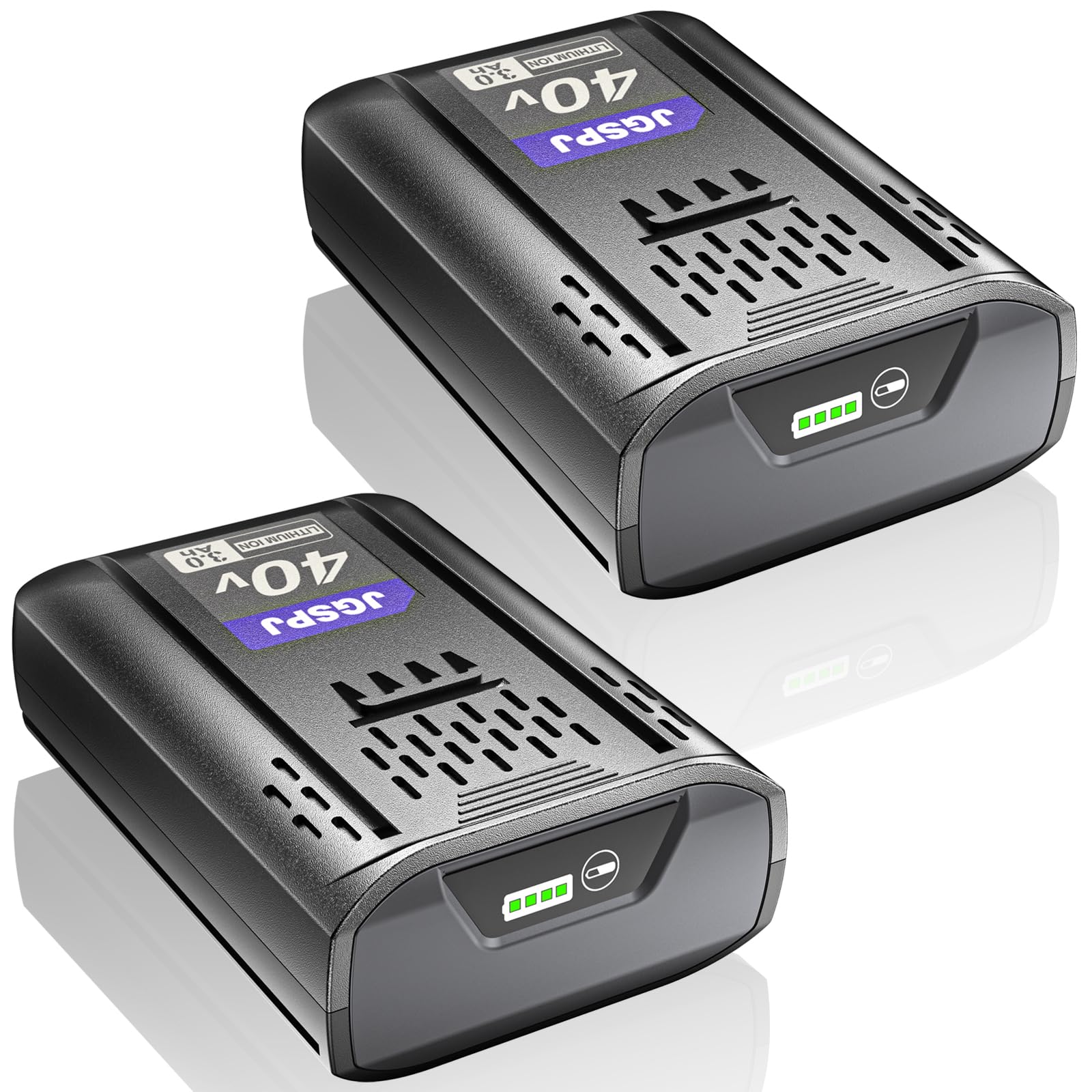 JGSPJ 2 Pack 3.0Ah Replacement for Kobalt 40V Battery KB 340-06, KB 240-06, KB 240-03, KB 245-06 40Volt Max Lithium Ion Batteries
