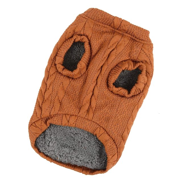Foto 3 de 8 de Ranphy - Suéter de forro polar para perros pequeños, para cachorros, ropa de punto, para perro, chaqueta…