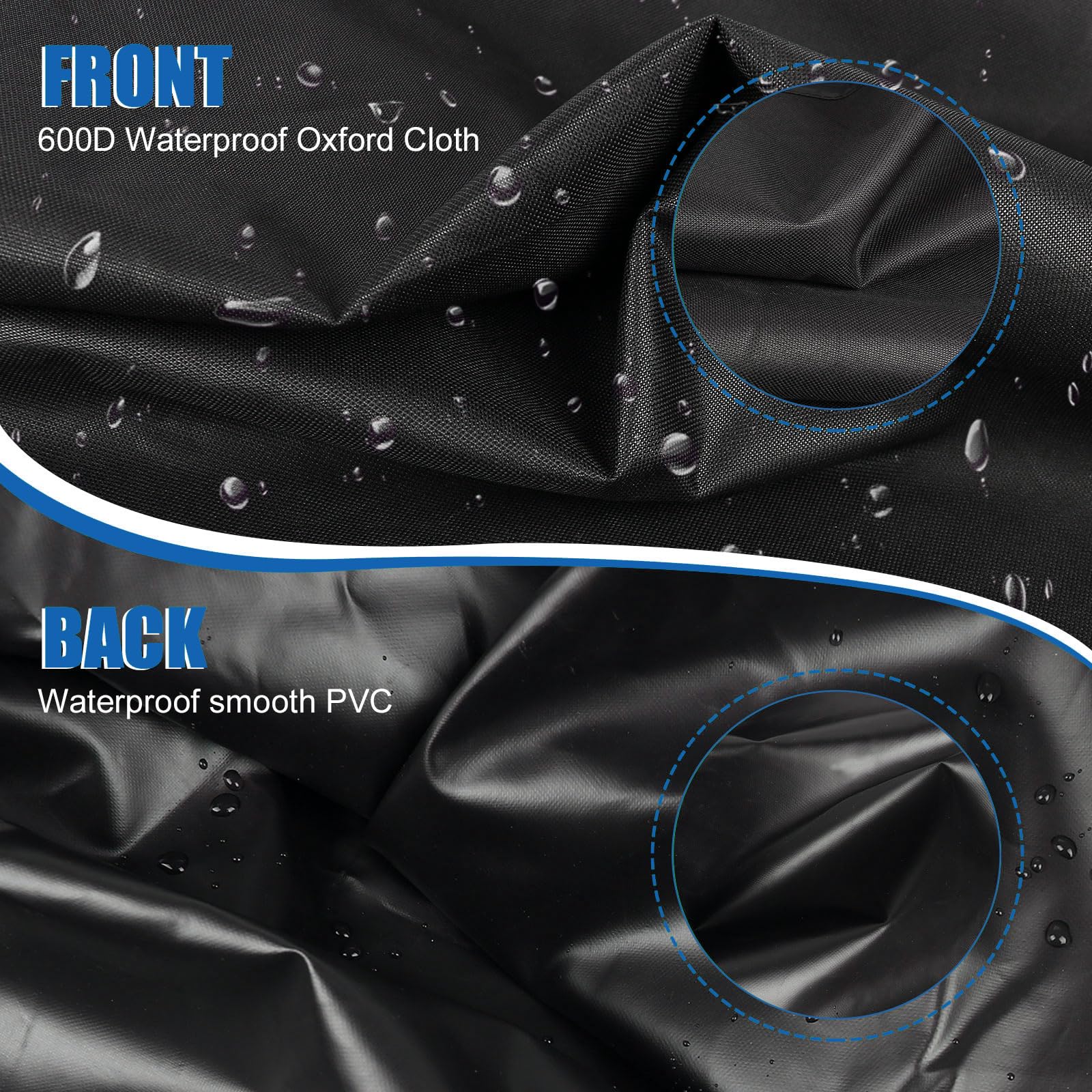 Cubierta Impermeable Reemplazar para Mini Cabrio R52 R57 F57/Cooper 3 Doors, Medio Garaje Lona para Coche Cubierta a Prueba de Viento para Todo Tipo de Clima, Resistente a los Rayos UV