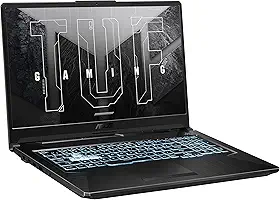 ASUS TUF Gaming A17 (2023) Laptop para jogos, 43.9 cm FHD 144Hz IPS, NVIDIA® GeForce RTX™ 2050, AMD® Ryzen™ 5 7535HS, 86GB DDR5, SSD PCIe Gen4 de 512GB, Wi-Fi 6, Windows 11, FA706NF -RS51