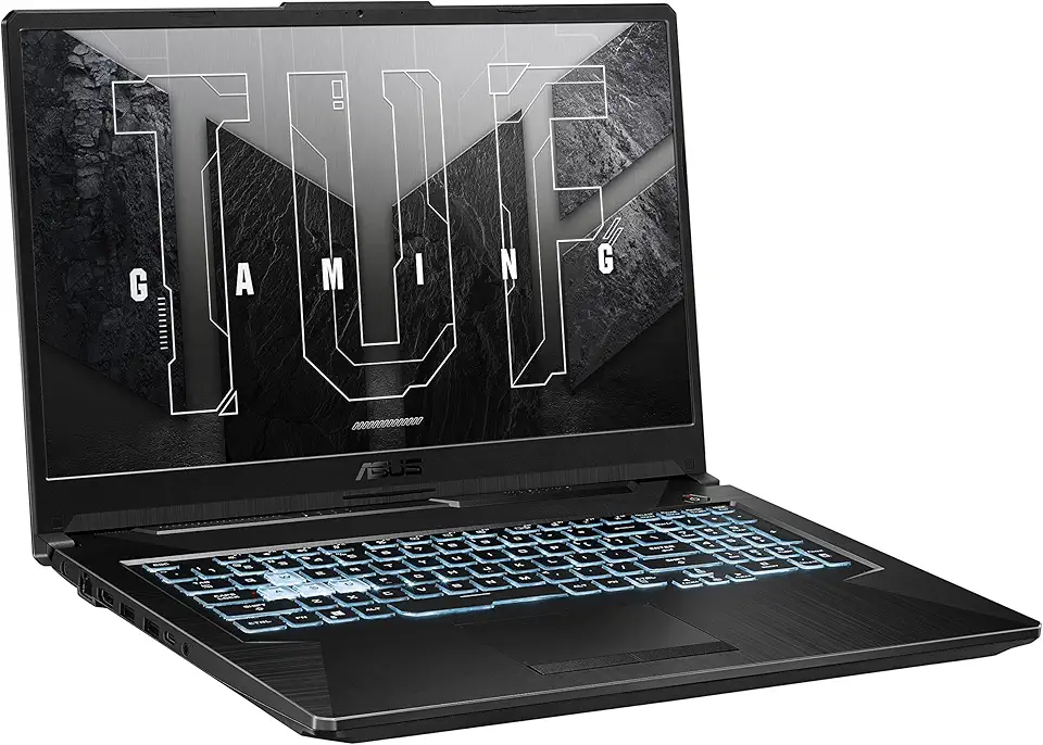 ASUS TUF Gaming A17 (2023) Laptop para jogos, 43.9 cm FHD 144Hz IPS, NVIDIA® GeForce RTX™ 2050, AMD® Ryzen™ 5 7535HS, 86GB DDR5, SSD PCIe Gen4 de 512GB, Wi-Fi 6, Windows 11, FA706NF -RS51
