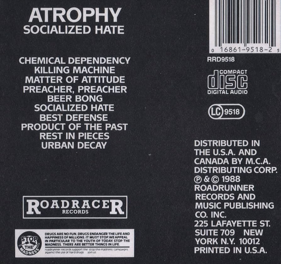 Socialized Hate: Atrophy: Amazon.ca: Music