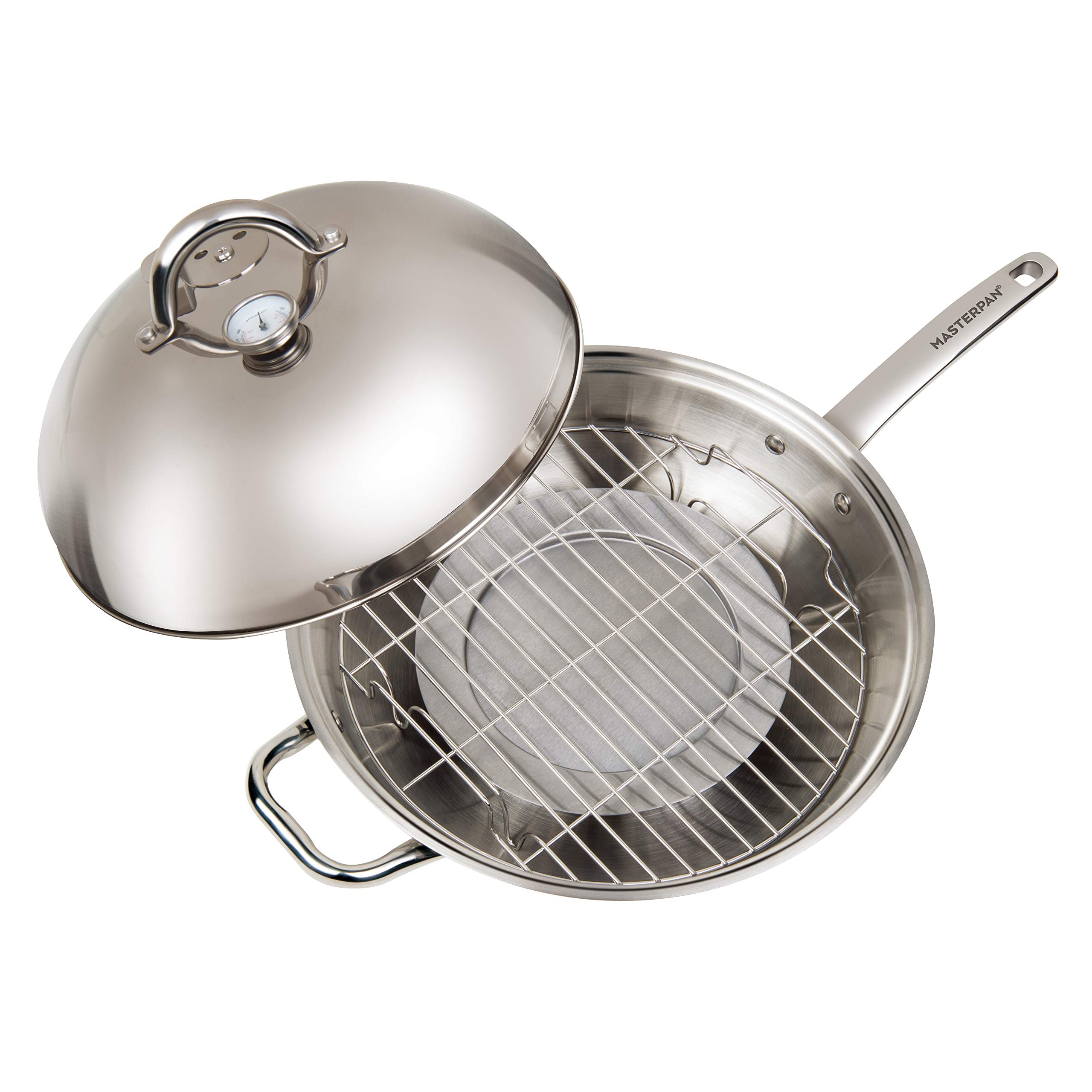 MasterpanMP-129 MASTERWOK MULTIUSE Wok, Stainless Steel