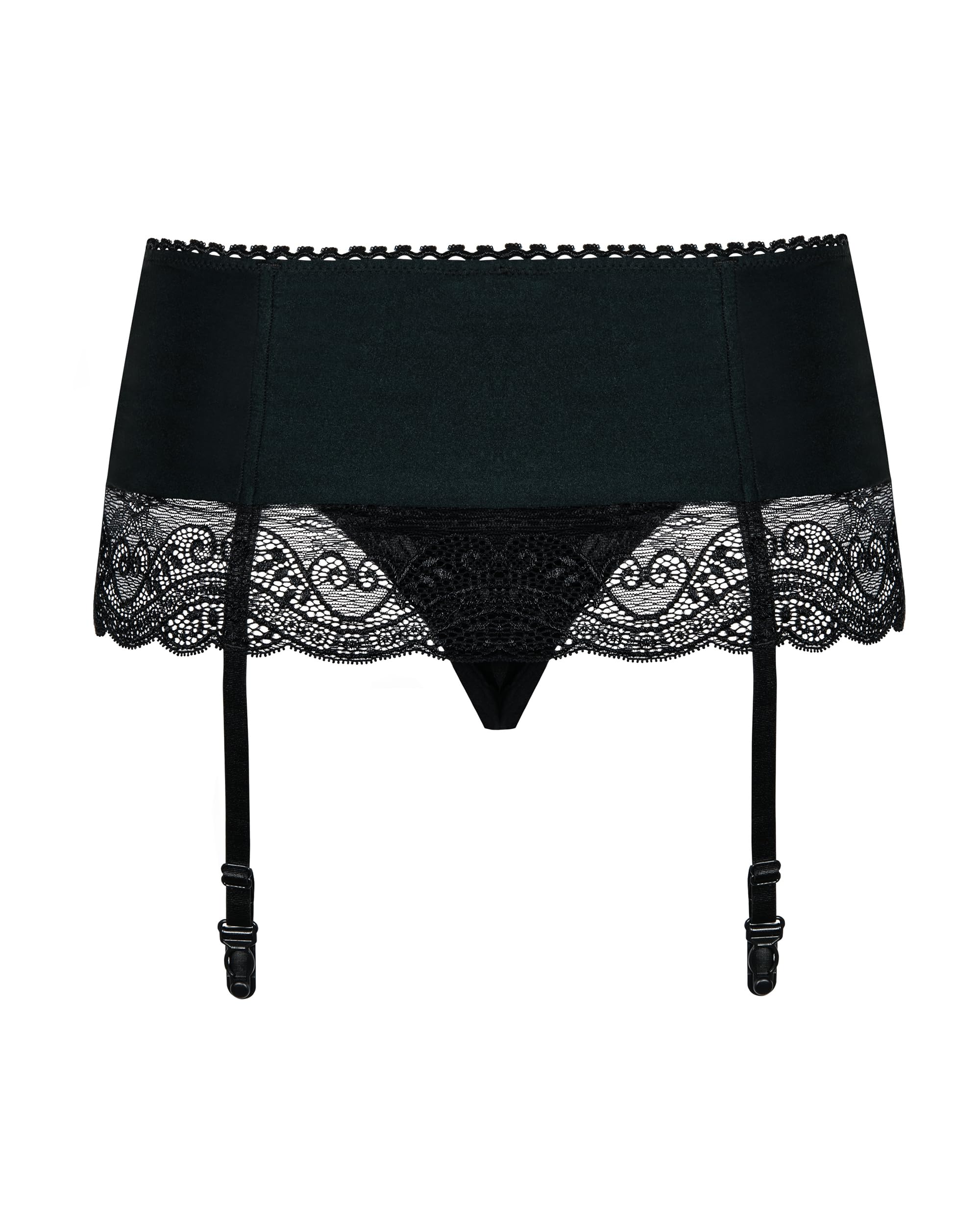 Selente Love & Fun Liga delicada para mujer con braga fina en conjunto de lencería seductor en caja de regalo