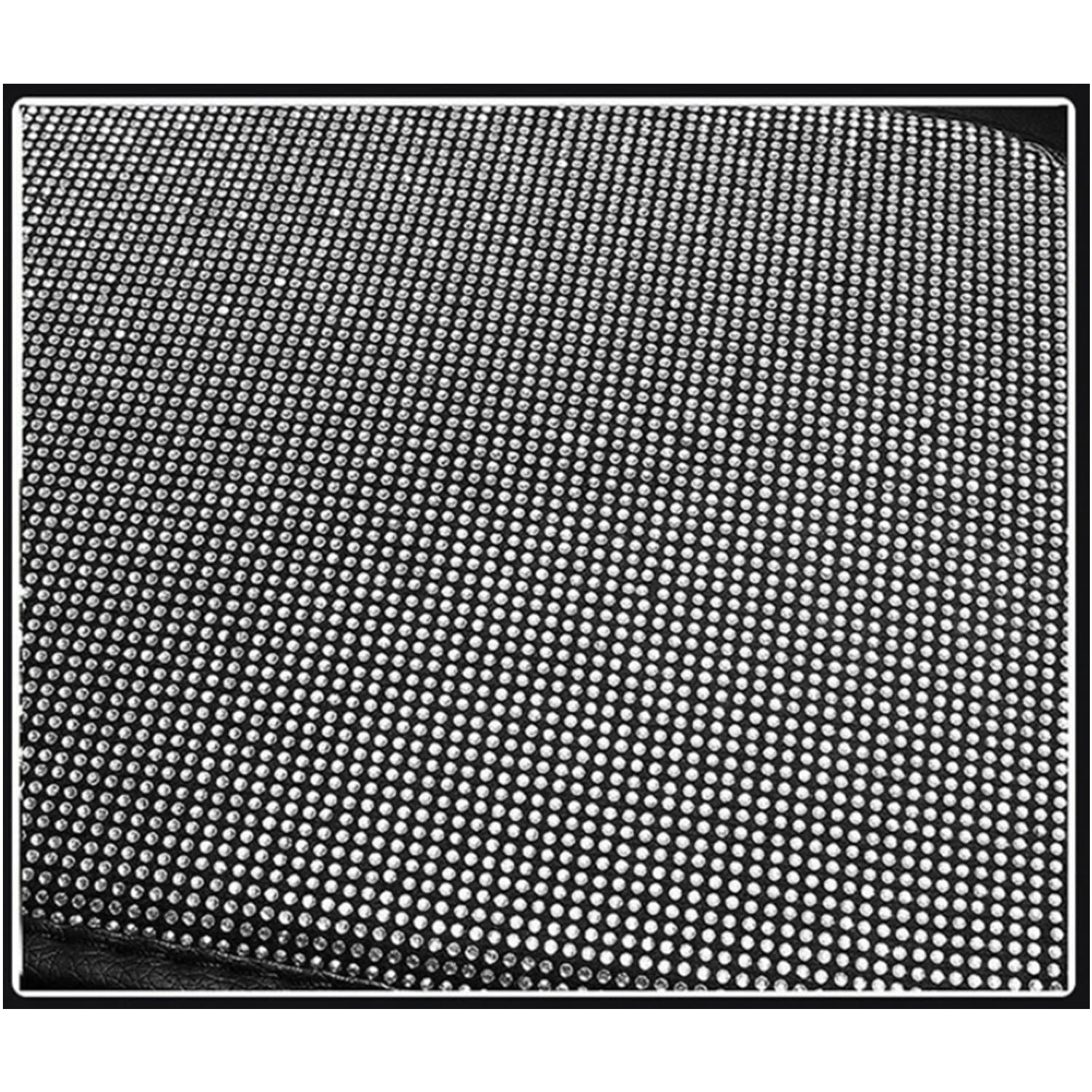 4 Pcs Crystal Diamond Car Door Handle Covers Bling Rhinestone Leather Handcraft Car Accessories Cover for Women Universal — view 3