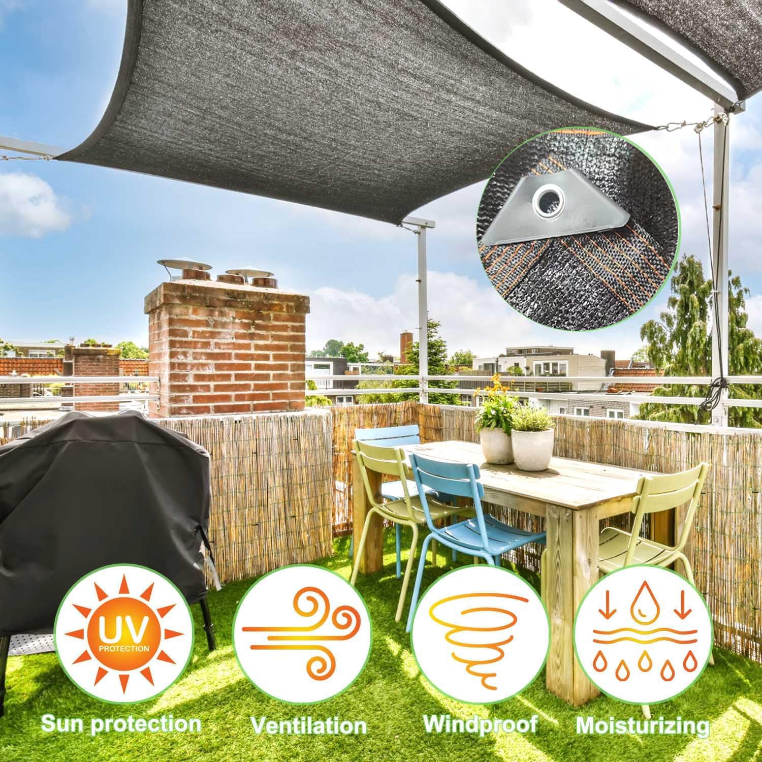 90% Shade Cloth with Grommets - Image 2