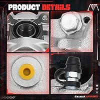 Vista 2 de MAYASAF 19254+19255 Pinza de freno de disco delantera izquierda+derecha sin pastillas para 1974 Datsun 260Z, 1970-1973 Datsun 240Z, 1975-1978 Datsun