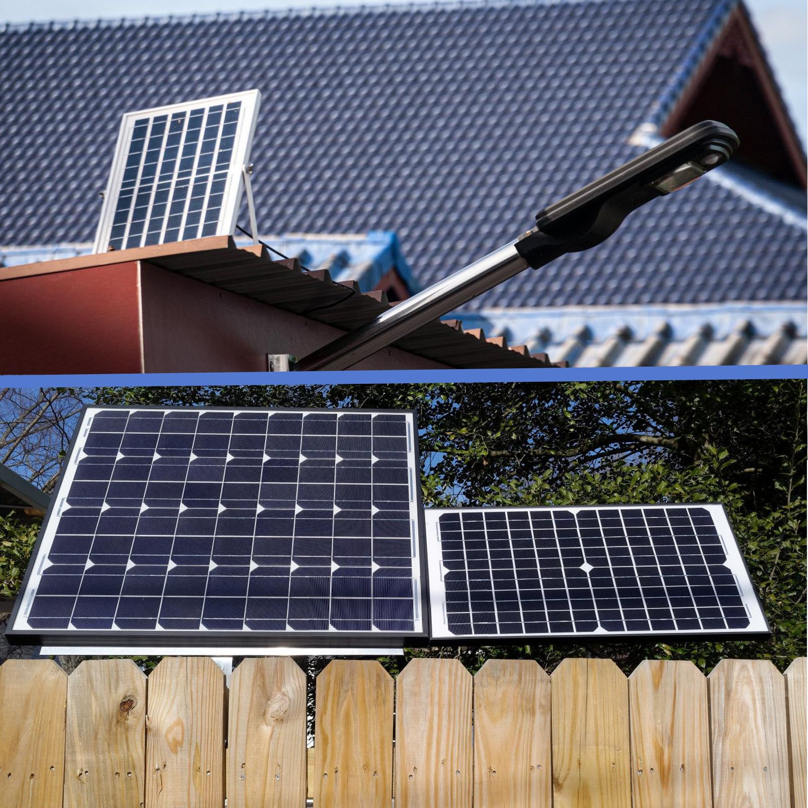NefLaca Solarmodul-Halterungsset – 6×12 Cm, Schwarz Eloxiert, Verstellbar Für 30–35 Mm Module, Für Flach- & Trapezdach