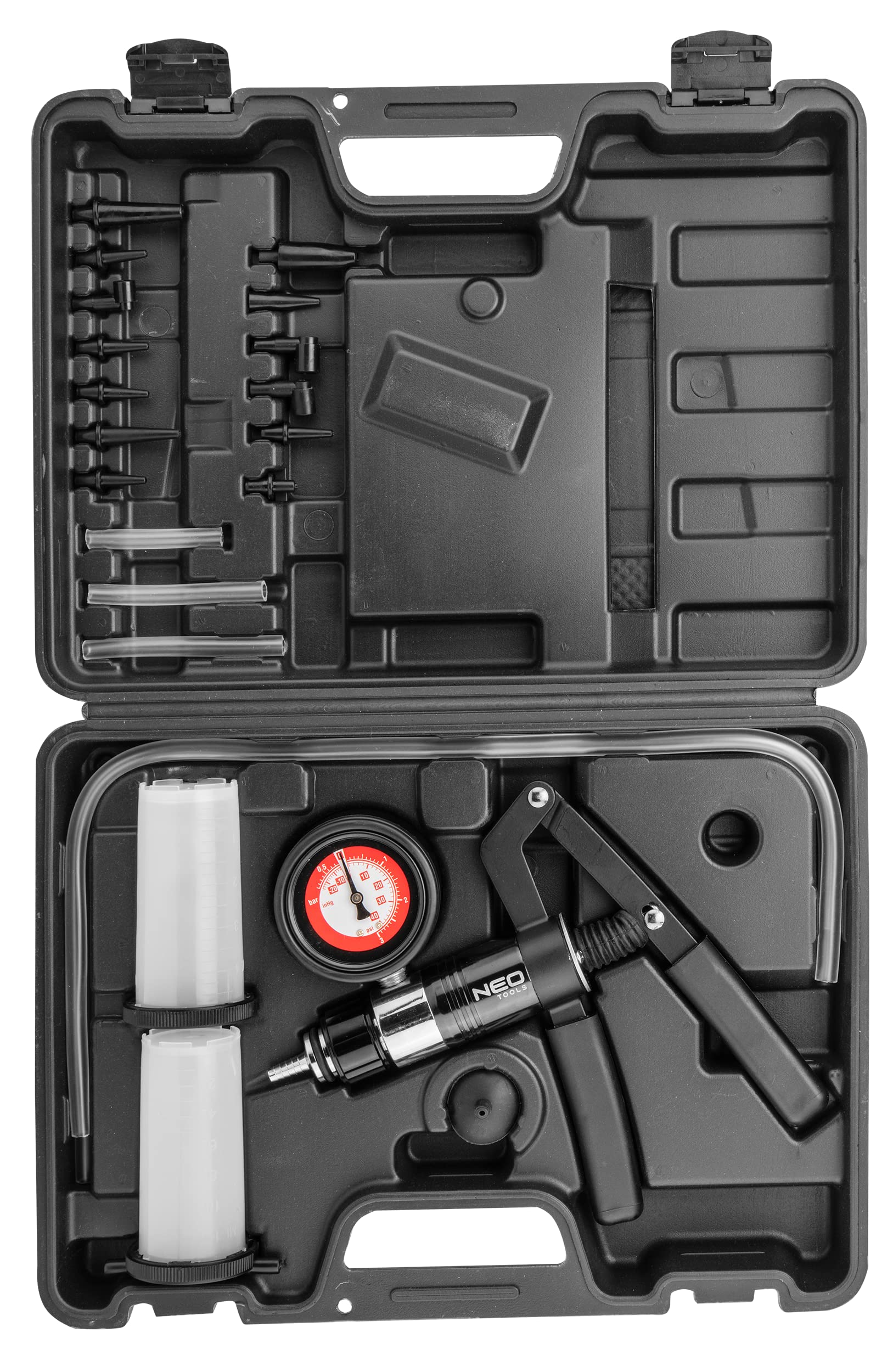 Testeur de pression élimine les pannes de vide et dépression avec le NEO TOOLS 11-267
