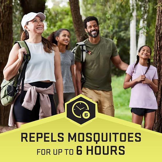 Repel Plant-Based Lemon Eucalyptus Insect Repellent 4 Ounces, Repels Mosquitoes Up To 6 Hours, 6-Pack
