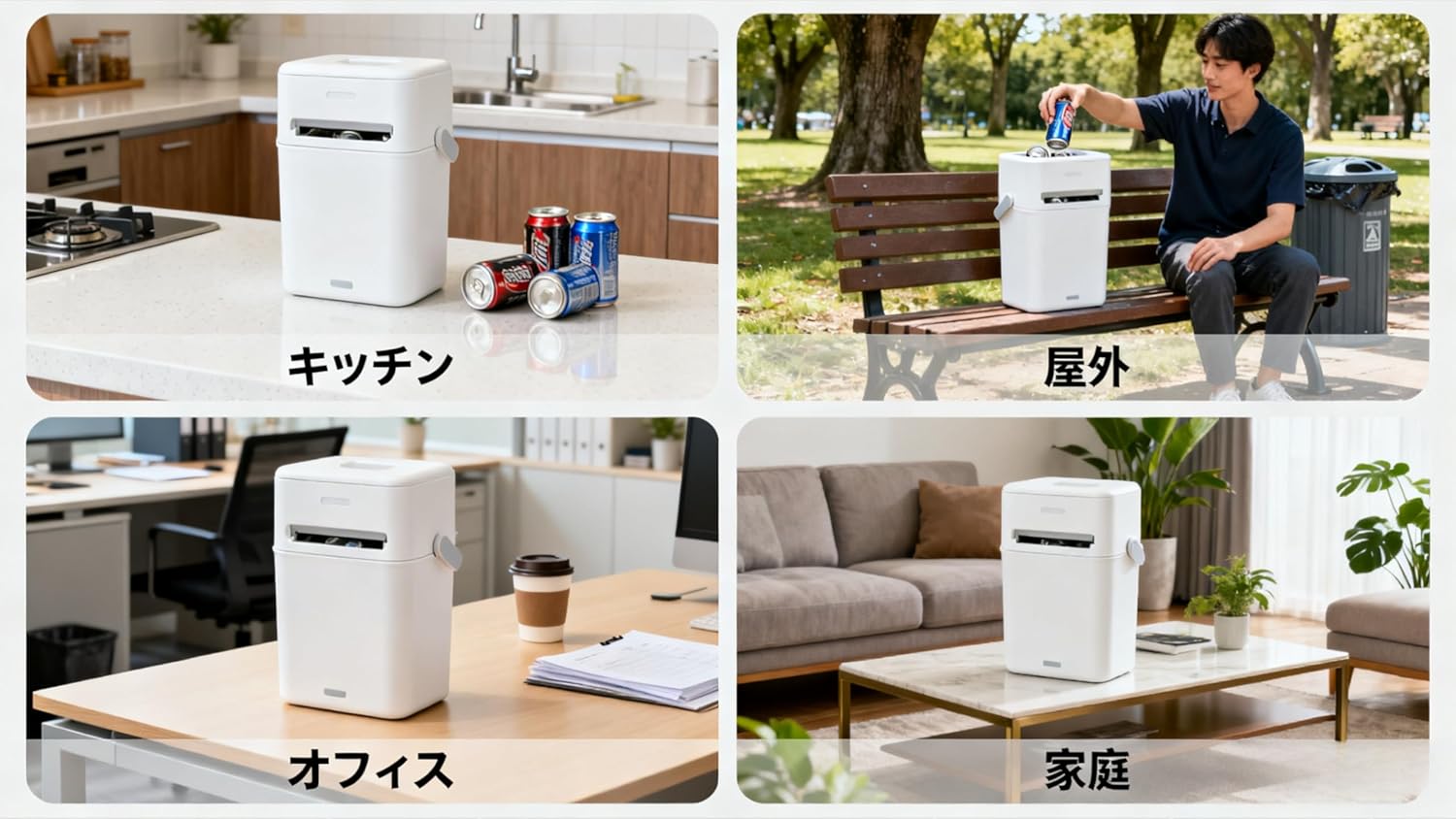 空き缶 つぶし機 空き缶潰し器 缶つぶし機 缶クラッシャー 空き缶の粉砕機 缶潰し器 ゴミ処理 環境に優しい ゴミ処理 圧縮 省力