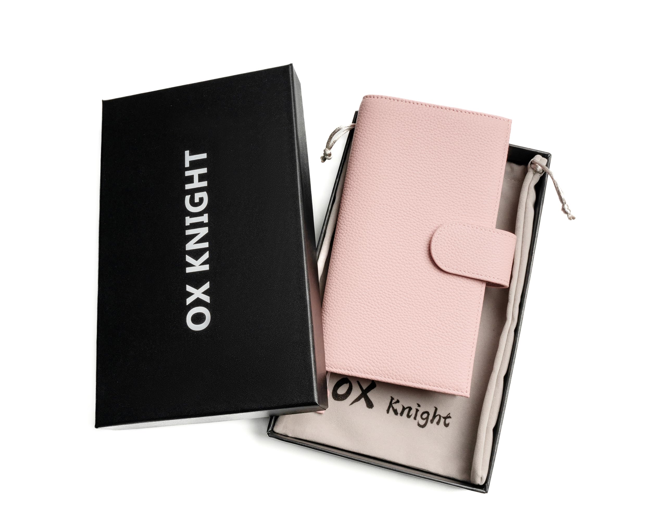 Lederhülle für Hobonichi Wochen-/Wochenplaner – mit Stifthalter, Kartenfächern, Rücktasche und Lesezeichen (rosa)