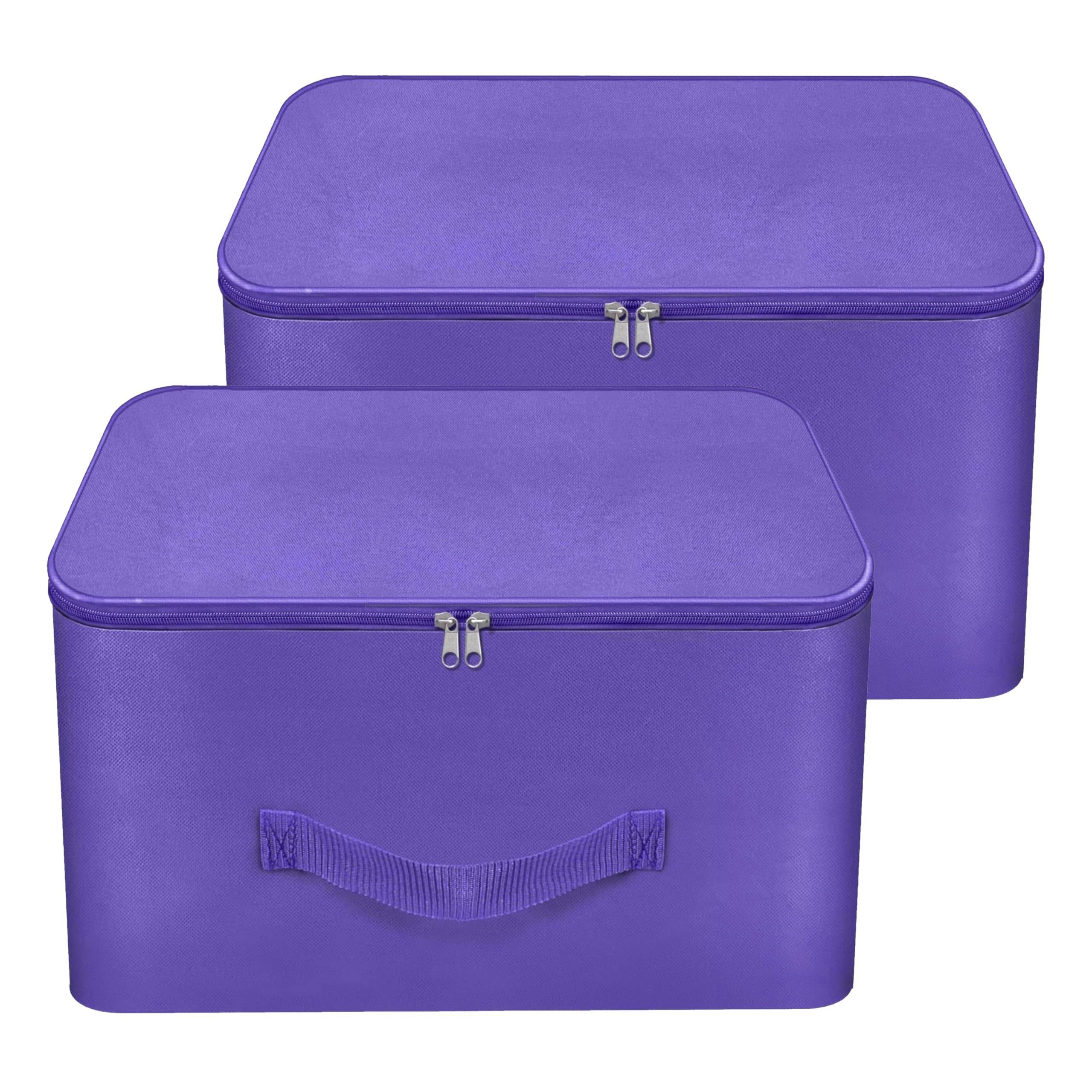 Storite 2 Pack Nylon Wardrobe Bag Underbed Cloth Storage Organizer