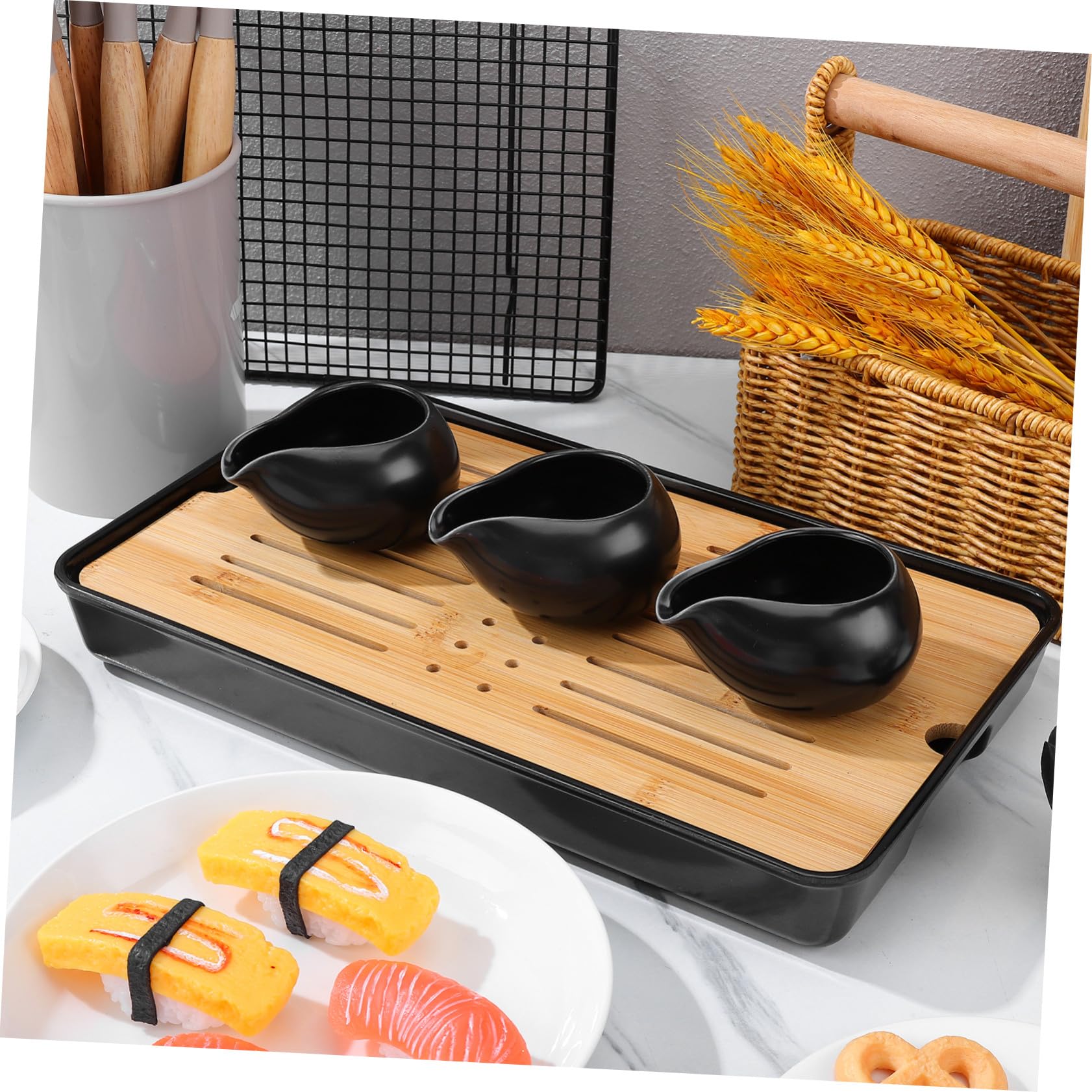 CHILDWEET Lot de 3 Pichets à Lait en Céramique Blanche, Pichet pour Sauce Polyvalent Bec Verseur Précis, Compatible Café et Restauration, Pot à Lait Pratique pour Maison et Restaurant,