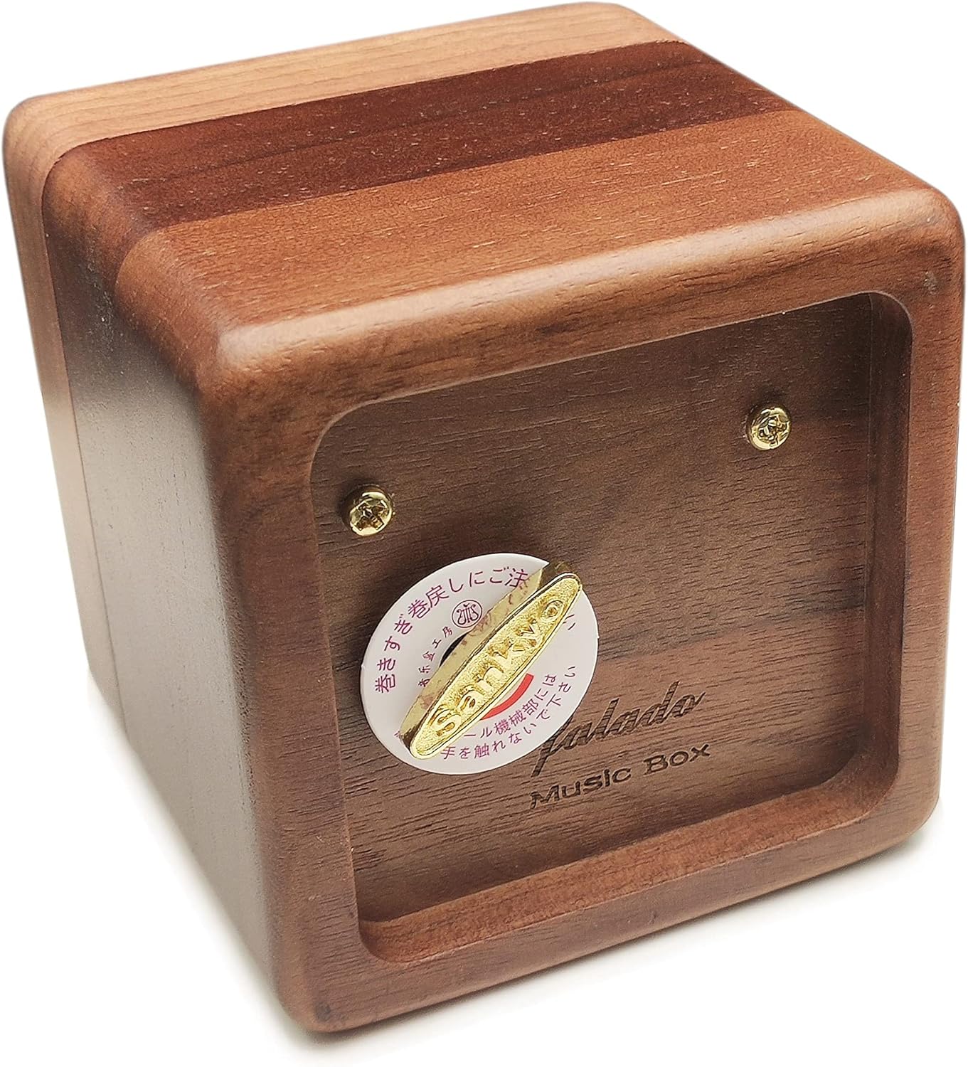 18 Note Wind Up Solid Wood Ballerina Girl Music Box, for Christmas/Birthday/Valentine's Day/Mother's Day, Tune of Swan Lake. (Walnut)