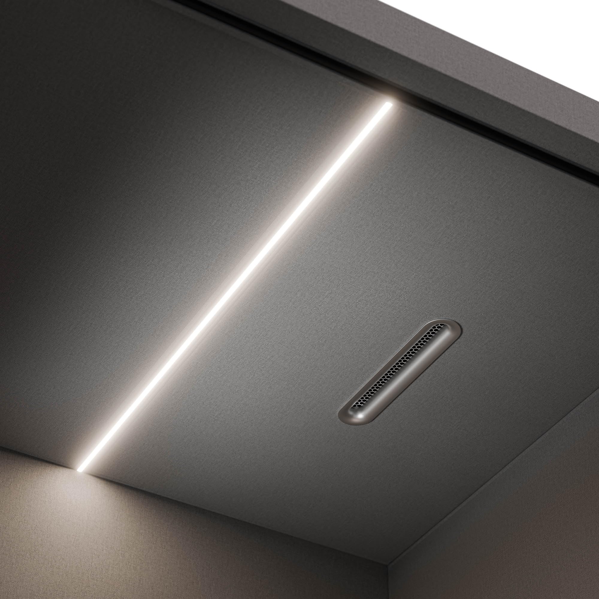 Jan Nowak cabina acústica oficina 1 persona, cabina telefónica insonorizada para open space, ventilación LED enchufe USB 210 x 110 x 90 cm
