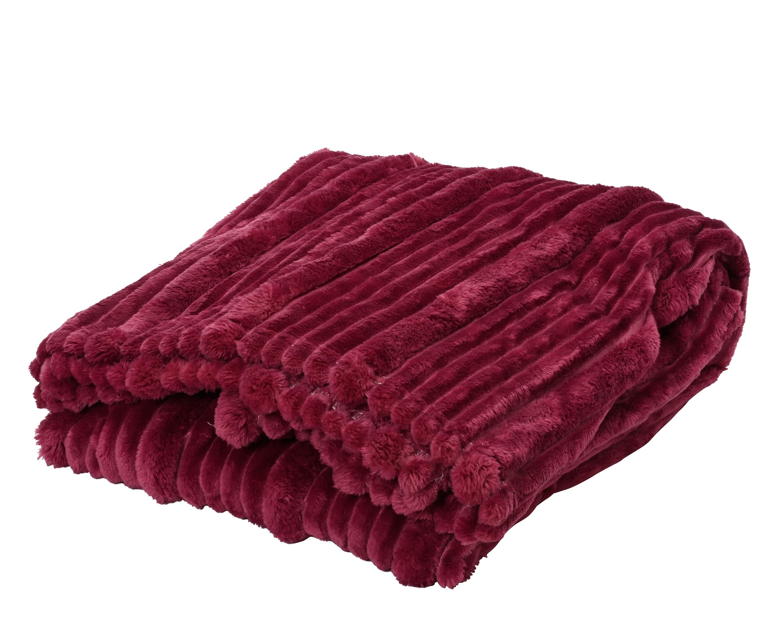 Couverture chaude et moelleuse en polaire Kaemingk 130 x 170 cm baie