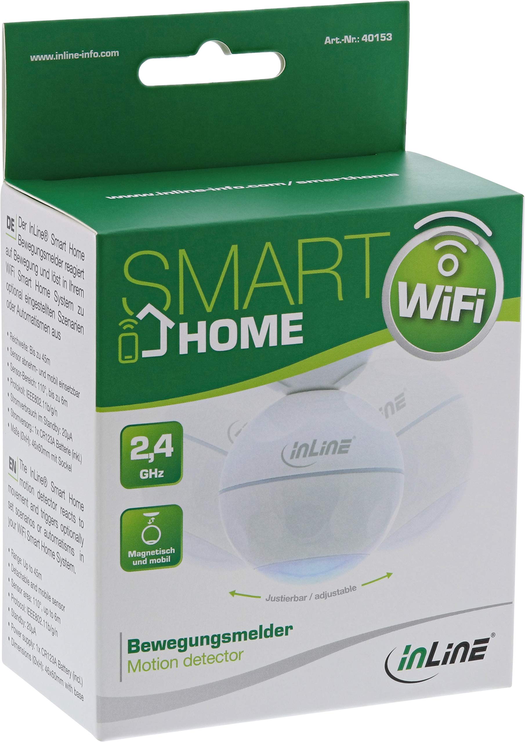 InLine 40153 détecteur de Mouvement SmartHome