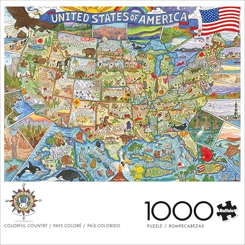 Miniatura 8 de Buffalo Games - Dowdle - Outer Banks - Rompecabezas de 1000 piezas para adultos, rompecabezas desafiante perfecto para noches de juego - Tamaño