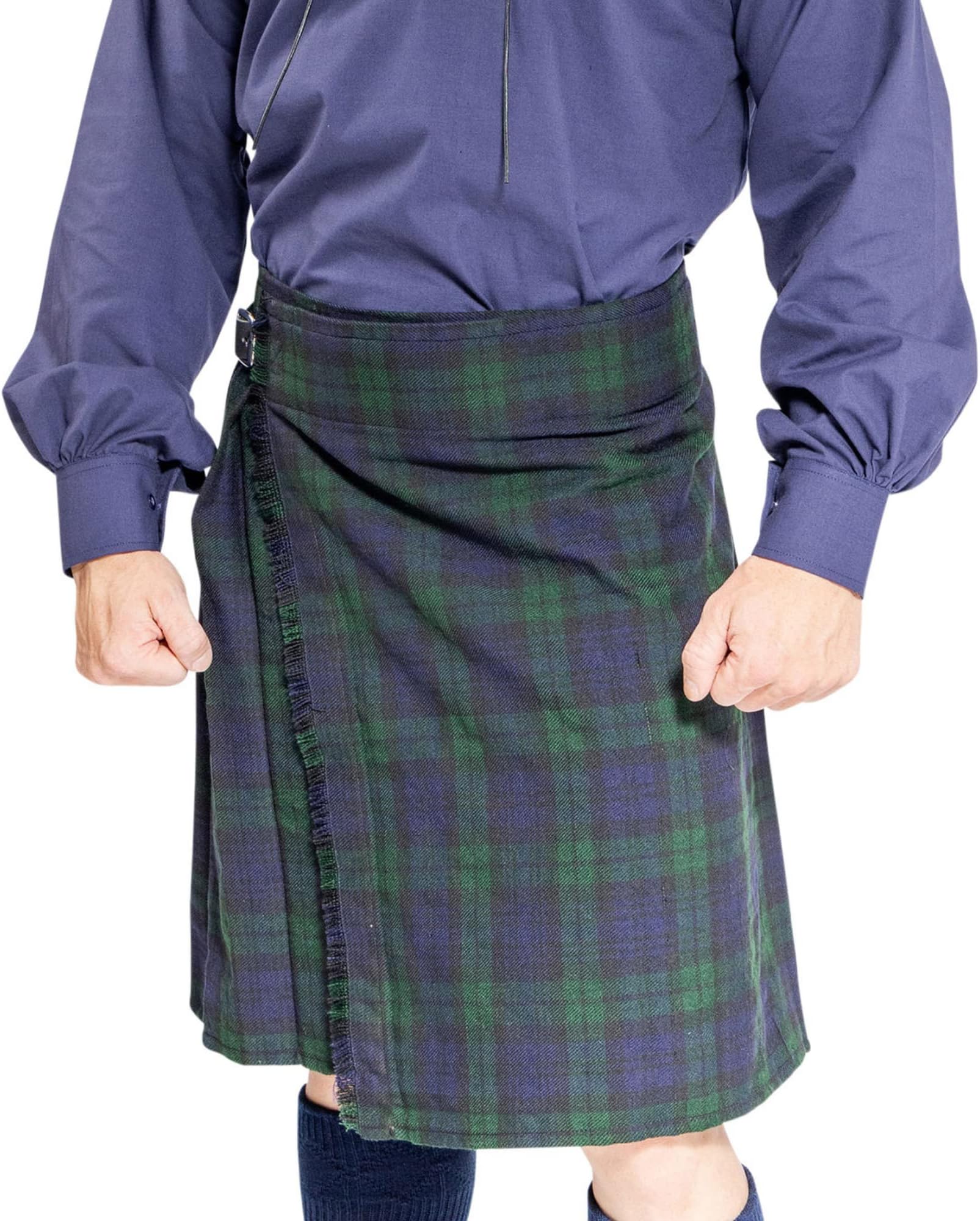Damn Near Kilt 'EmThe Gaisgeach Traditional Dress Kilt for Men, Available in 4 Tartan Patterns