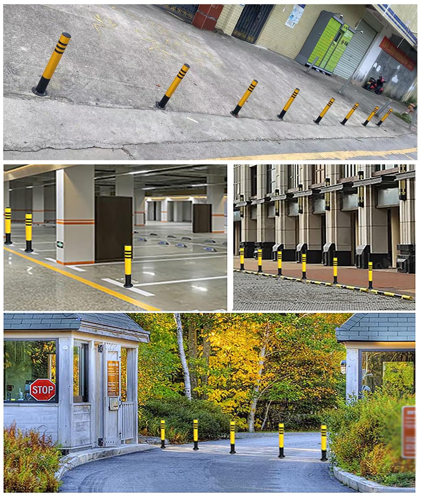 Cône de sécurité, cônes de sécurité réfléchissants - Borne de délimitation de Circulation verrouillable pour allées, trottoirs et parkings - Canalisation Amovible pour écoles et hôpitaux - D