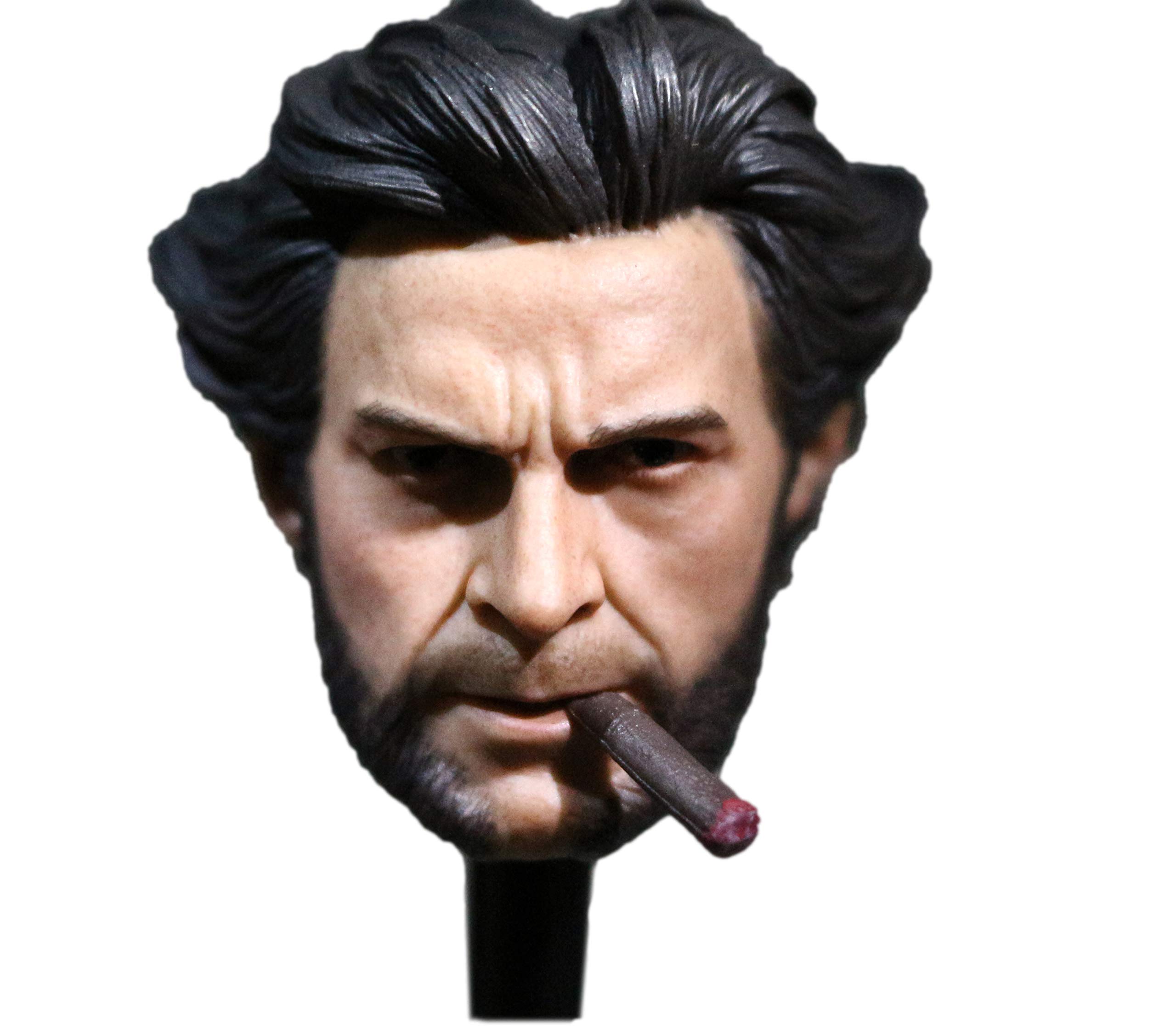 Tête sculptée 1/6 customisée pour modifier un corps masculin