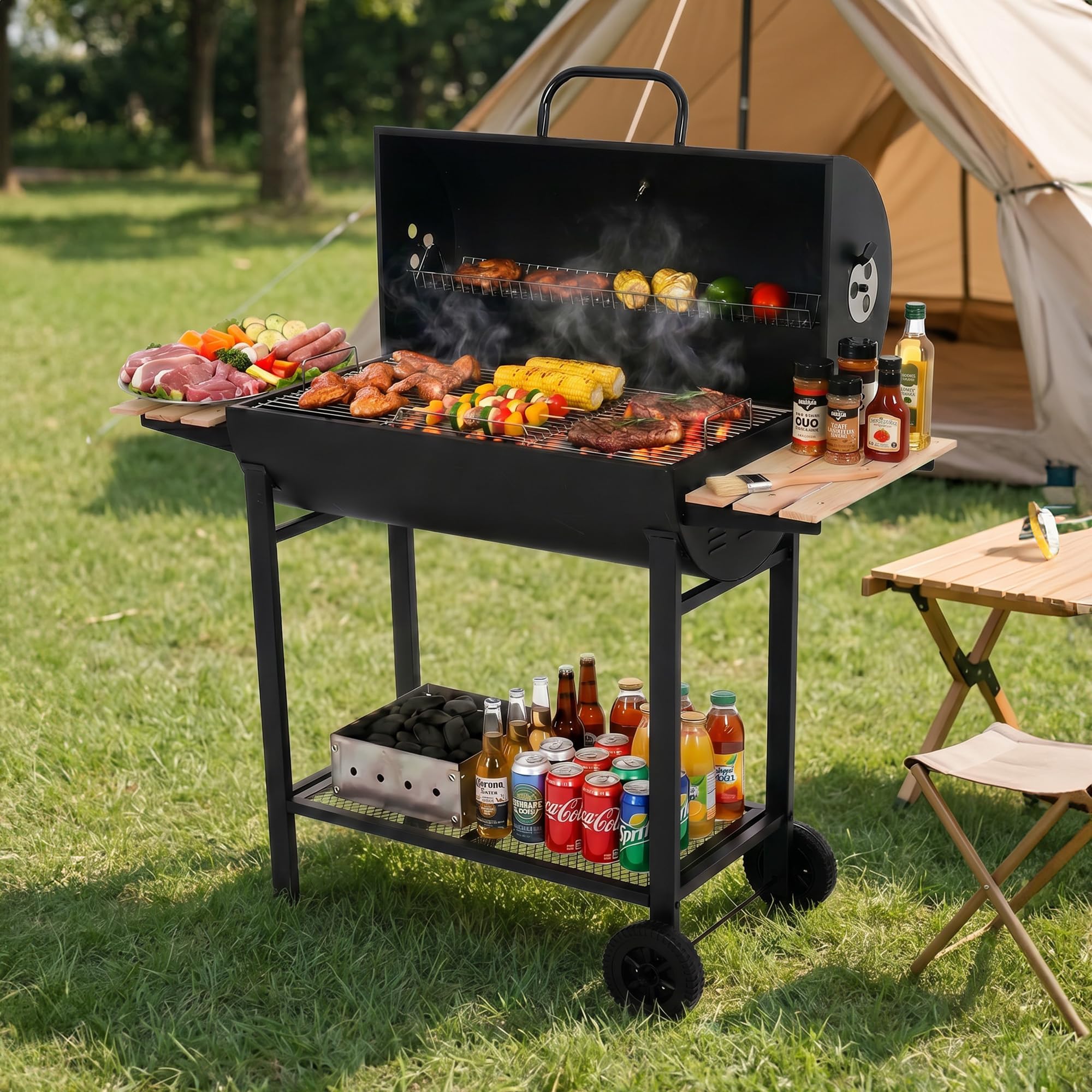 Amazon | OSJ バーベキューコンロ焼き網 バーベキューグリル BBQ