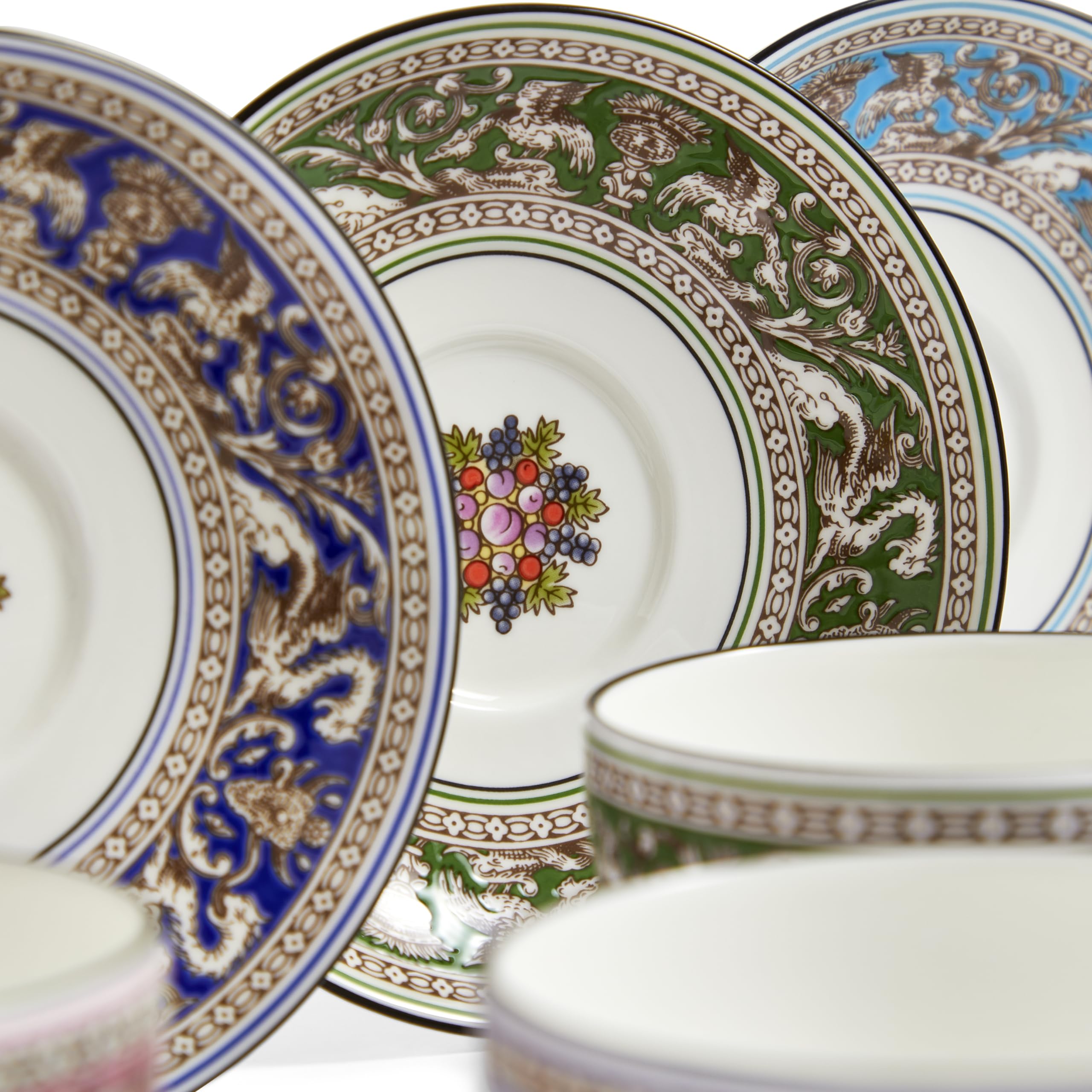 Amazon.com: Wedgwood Florentine Turquoise Tea Bowl & Saucer, Set 