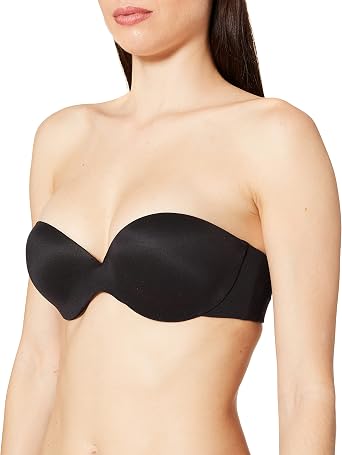 Maidenform Womens Custom Lift Strapless Bra, Black,36B