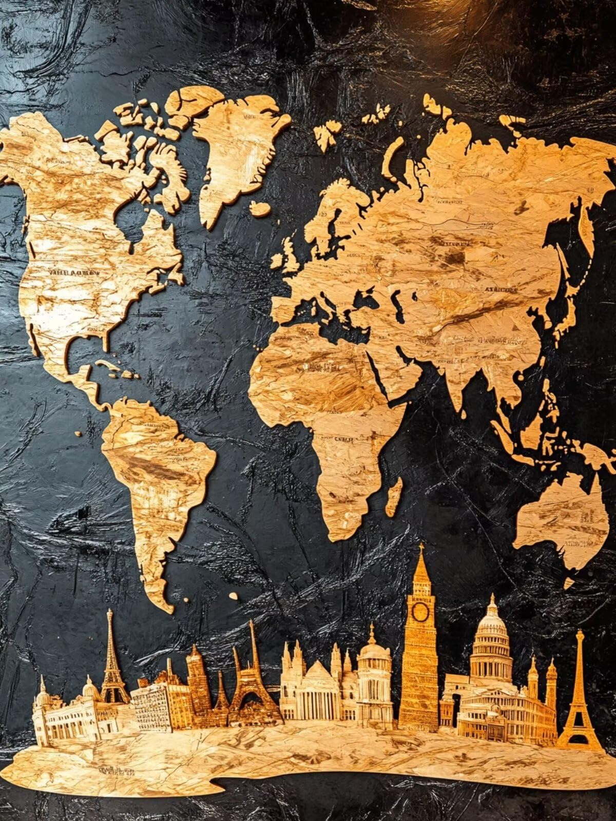 Malarstwo diamentowe w stylu retro, dla dorosłych, mapa świata, zestaw do samodzielnego malowania, zestaw do majsterkowania, zestaw do majsterkowania dla dorosłych, akcesoria do salonu, dekoracja