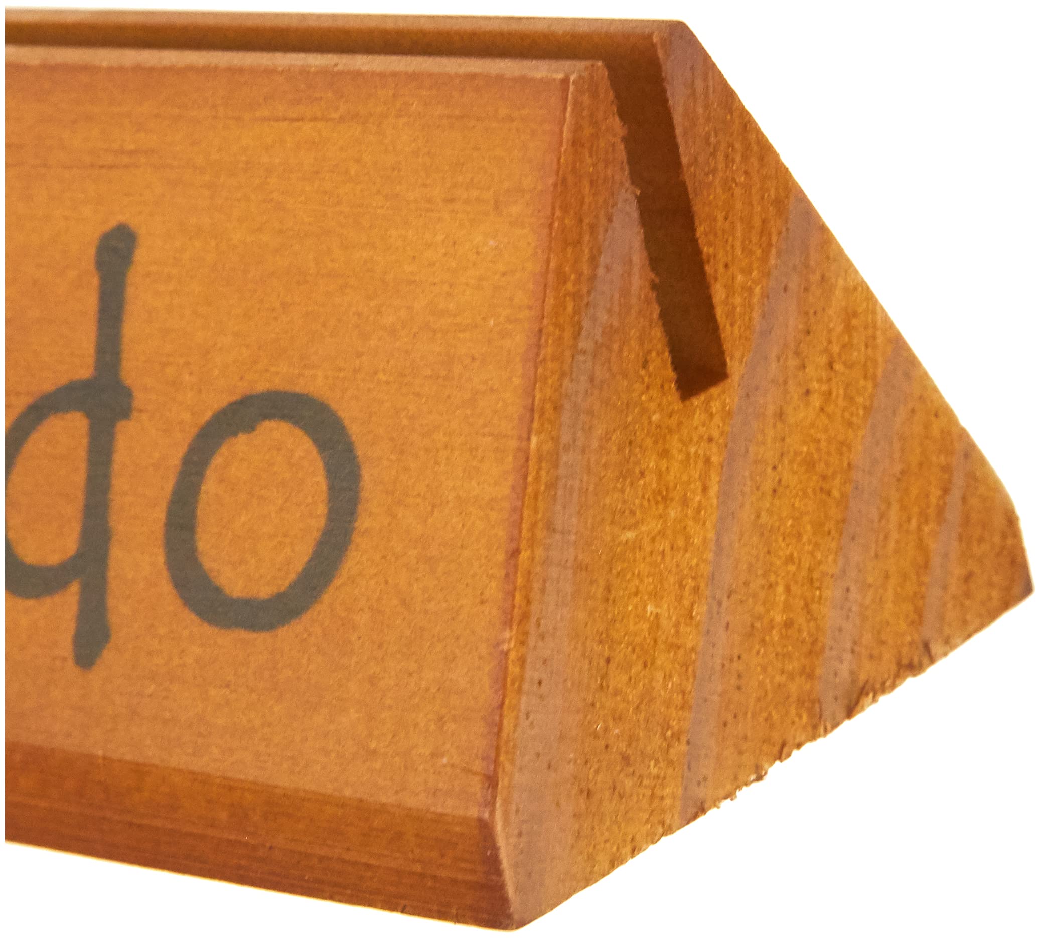 García de Pou Letreros de Mesa Reservado/Reserved, Madera, Natural, 15 x 4.4 x 4.4 cm, 10 Unidades
