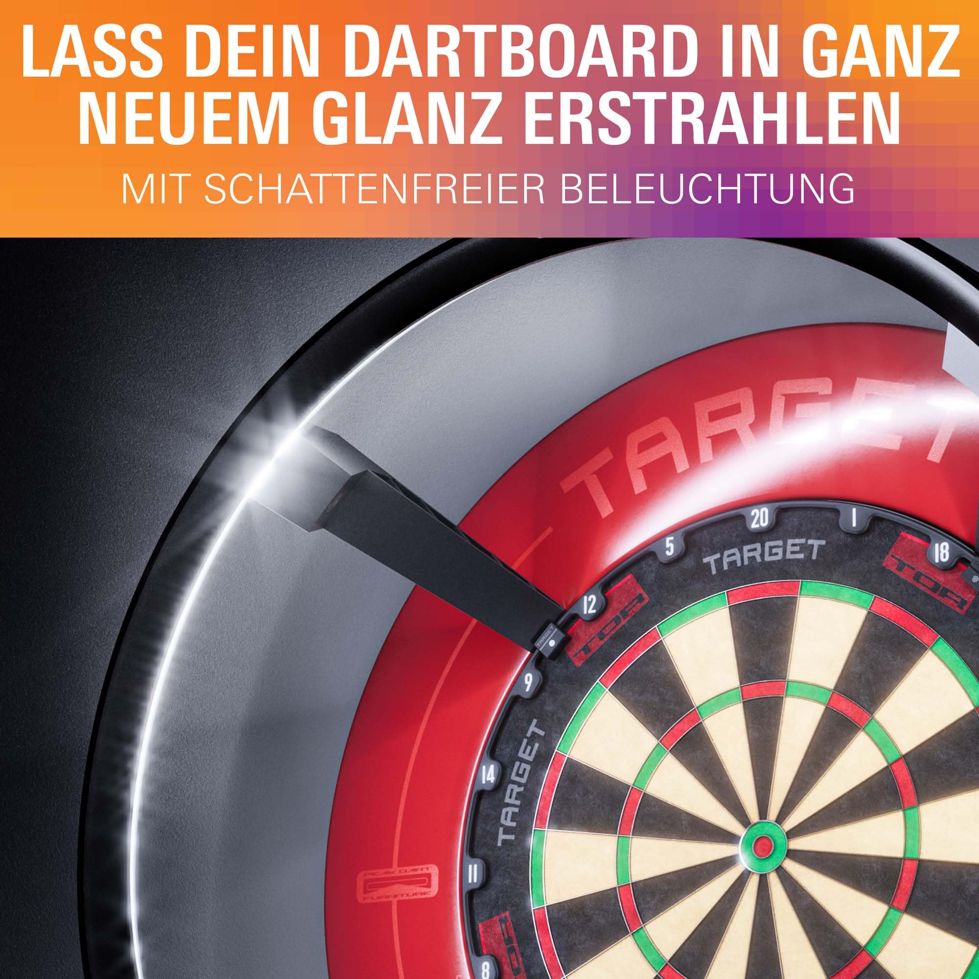 Target Darts Omni Auto-Scoring-Kamerasystem & Rift Steel Tip Dartboard