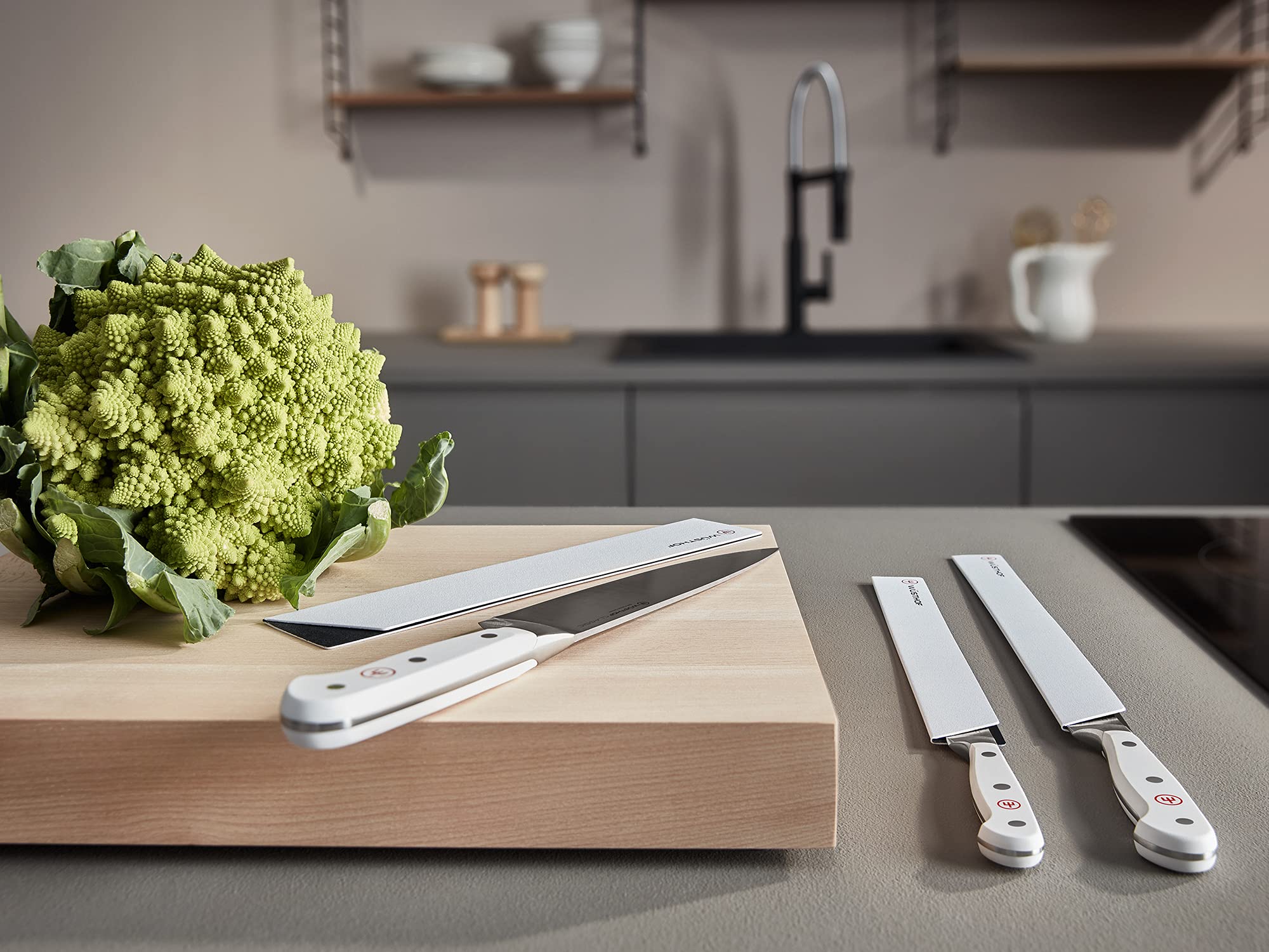 Image secondaire de Wüsthof Écrin de Protection pour Couteaux jusqu'à 26 cm - Blanc