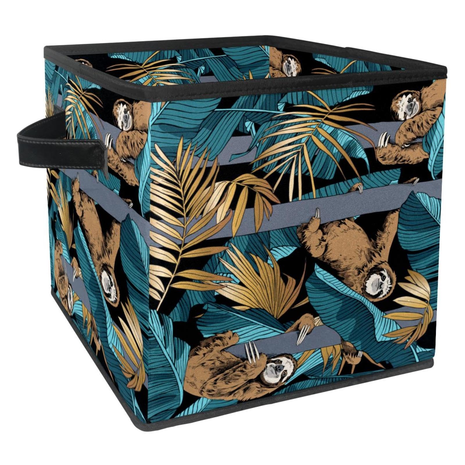 Boîte de rangement en tissu cube pliable pour placard et vêtements de maison